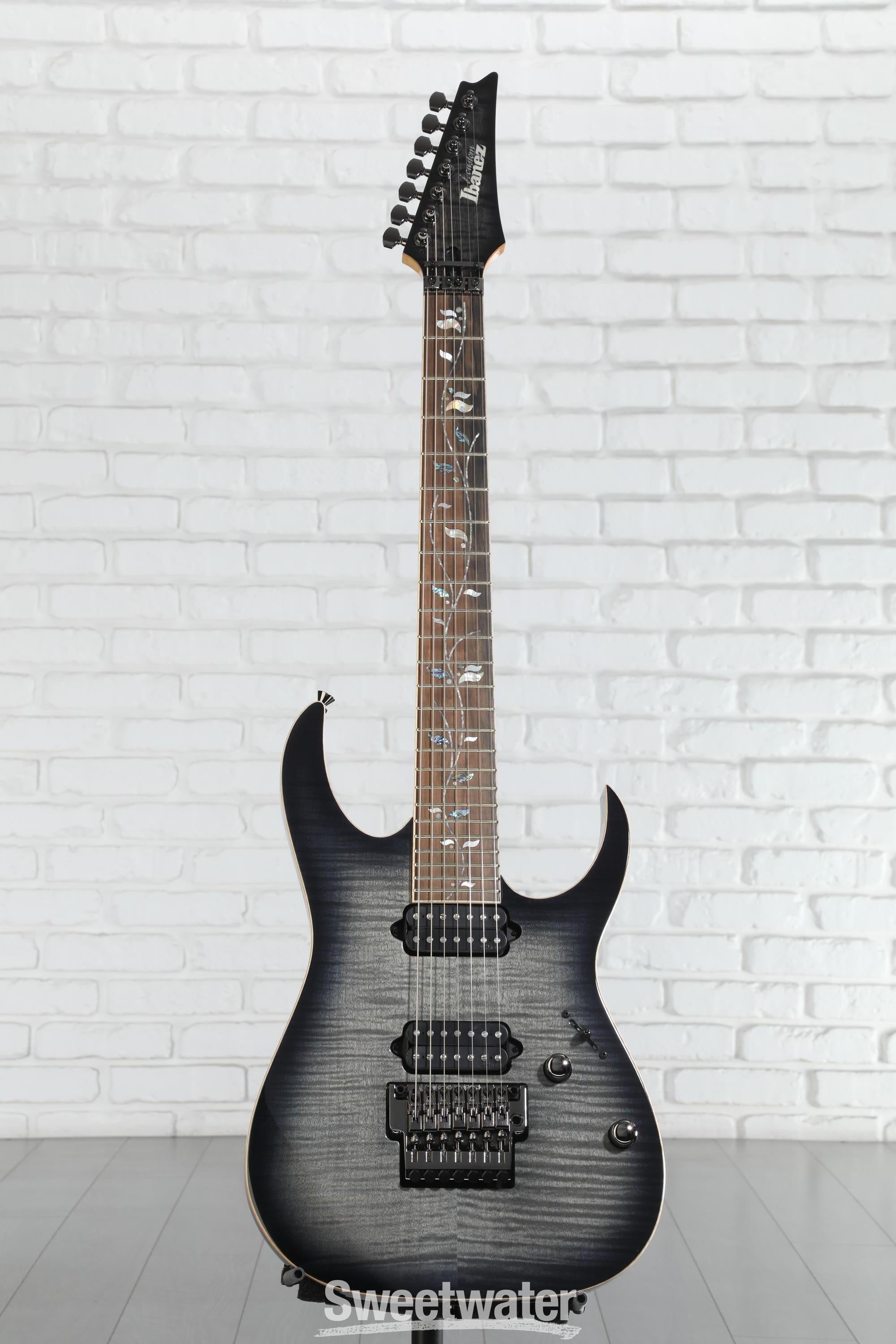Ibanez RG8527 7弦 Ibanez RG8527 BRE 7-String Guitar j.custom Black Rutile with hard