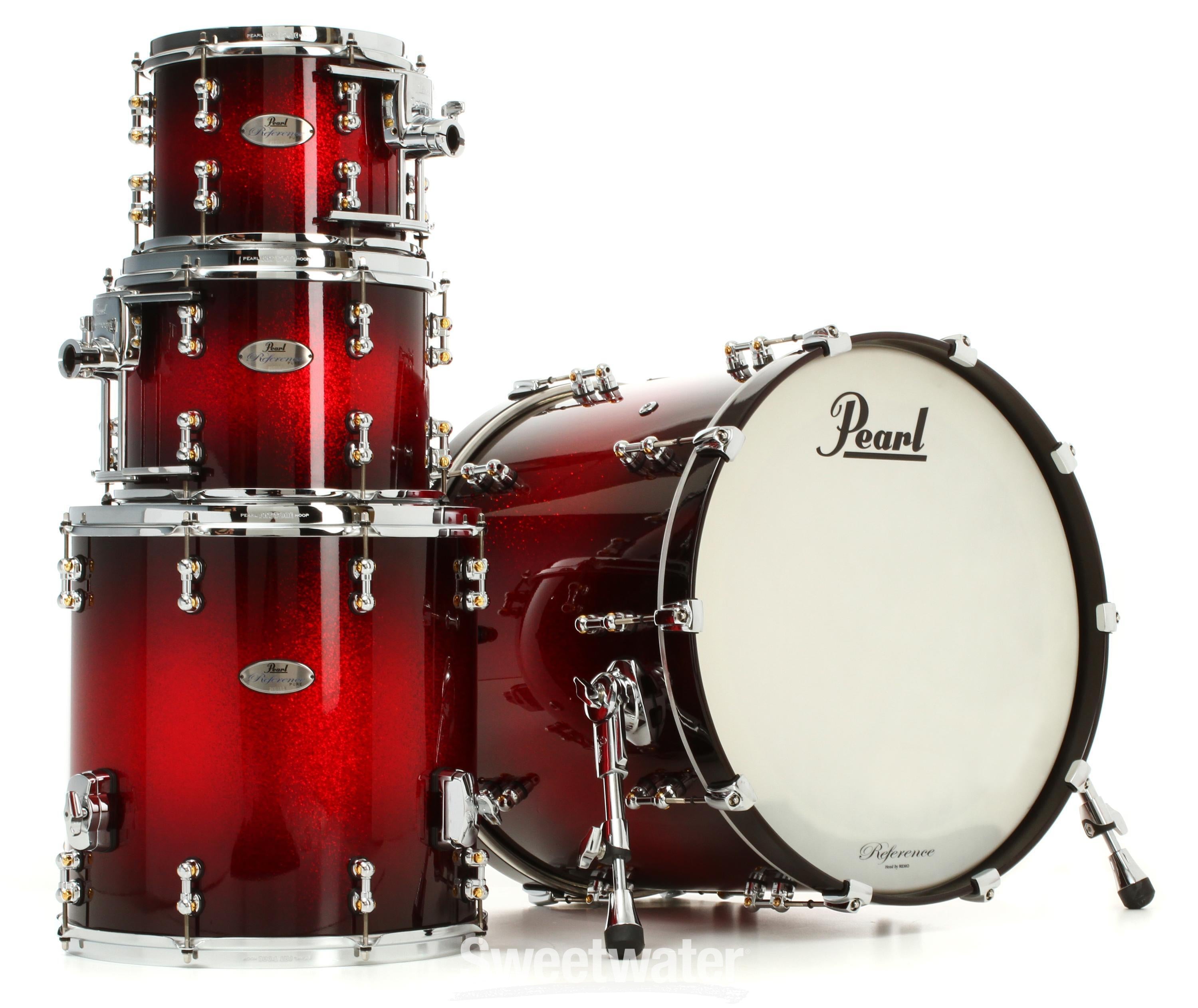 Amazon.com: Pearl Drum Set Reference One 4-pc. Shell Pack Cymbal Stands Not  Included (RF1C924XESPS/C836) : Everything Else