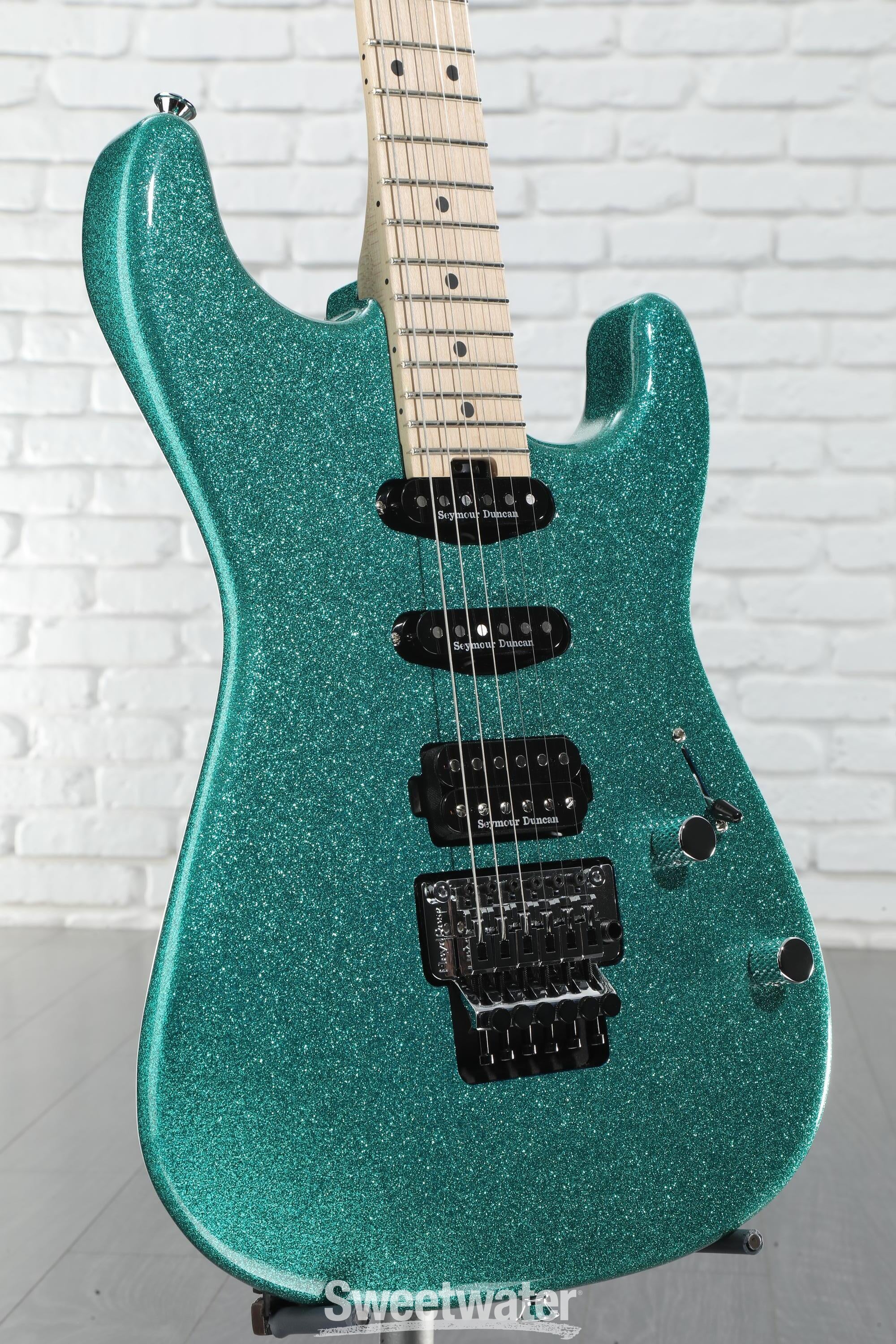 Charvel Pro-Mod San Dimas Style 1 HSS FR M Electric Guitar - Aqua Flake