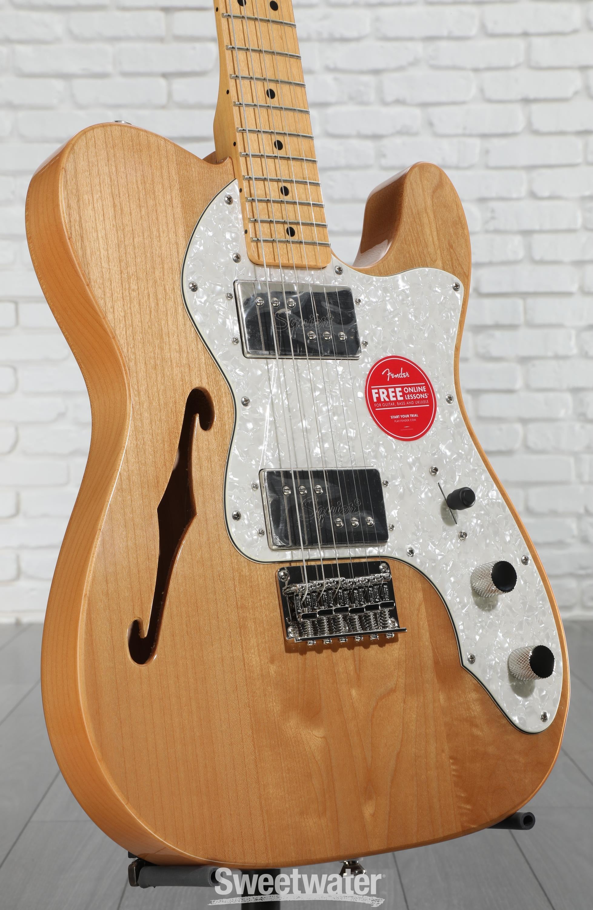 ギター Squier Telecaster Thinline Natural Squier Classic Vibe '70s Telecaster Thinline Maple