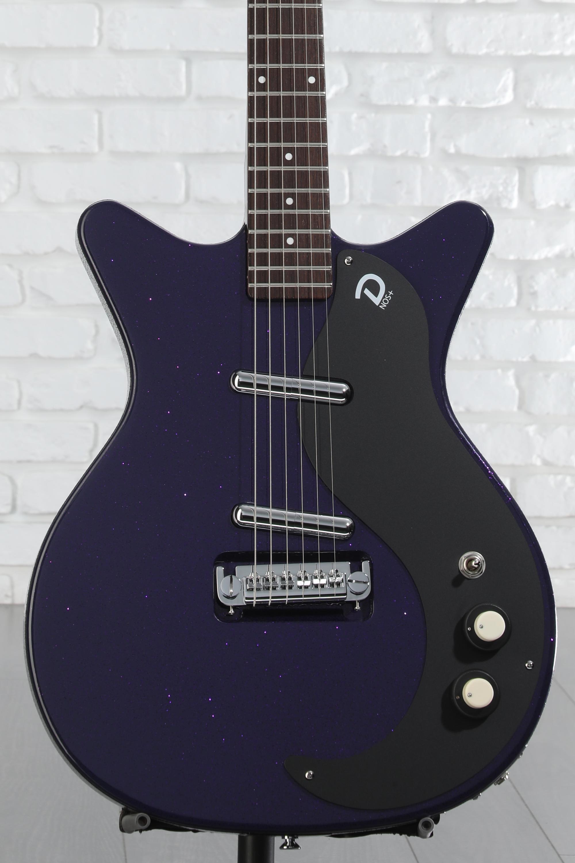 Danelectro Blackout 59 Electric Guitar - Purple Metal Flake