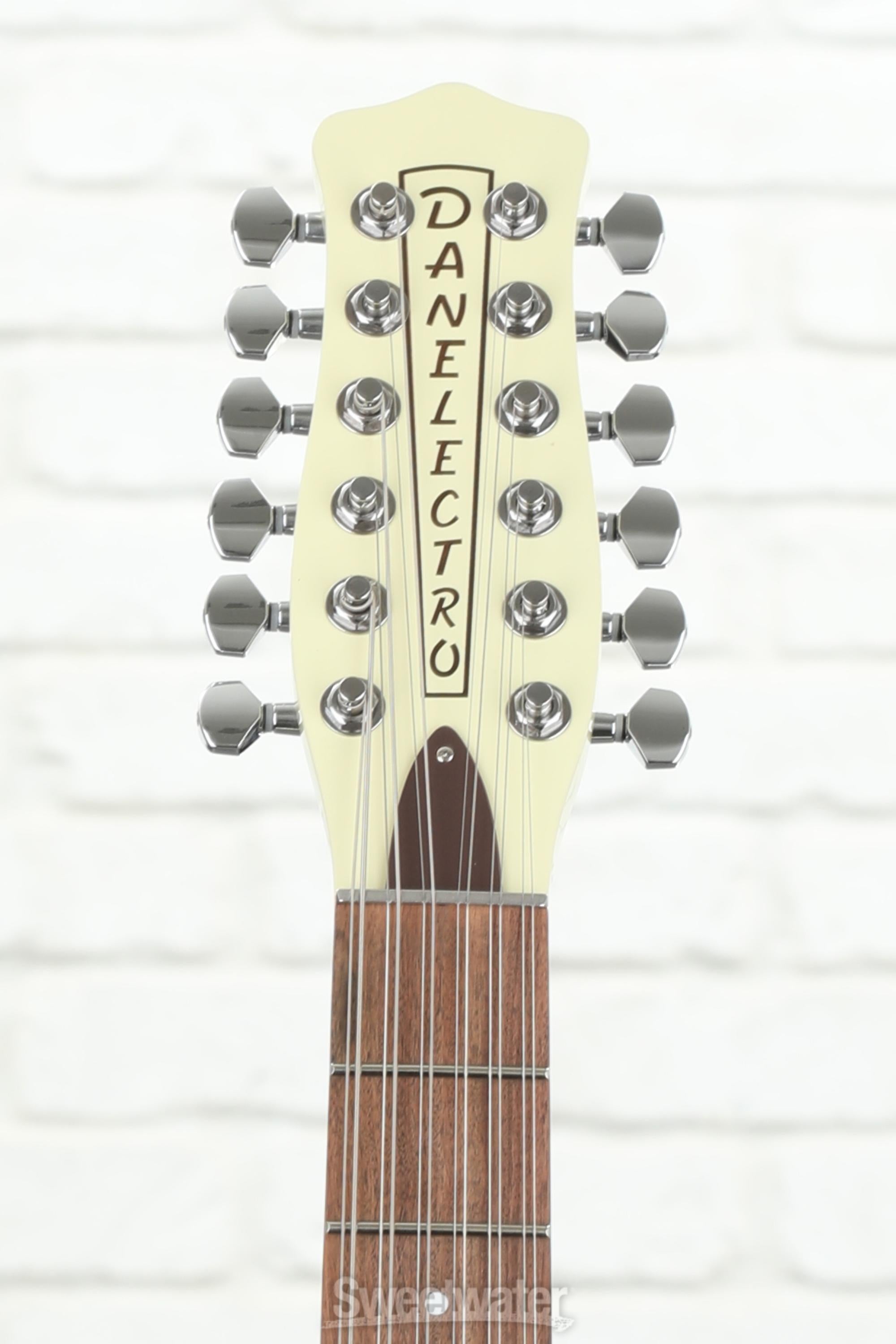 Danelectro Vintage 12 String Electric Guitar - Vintage White 