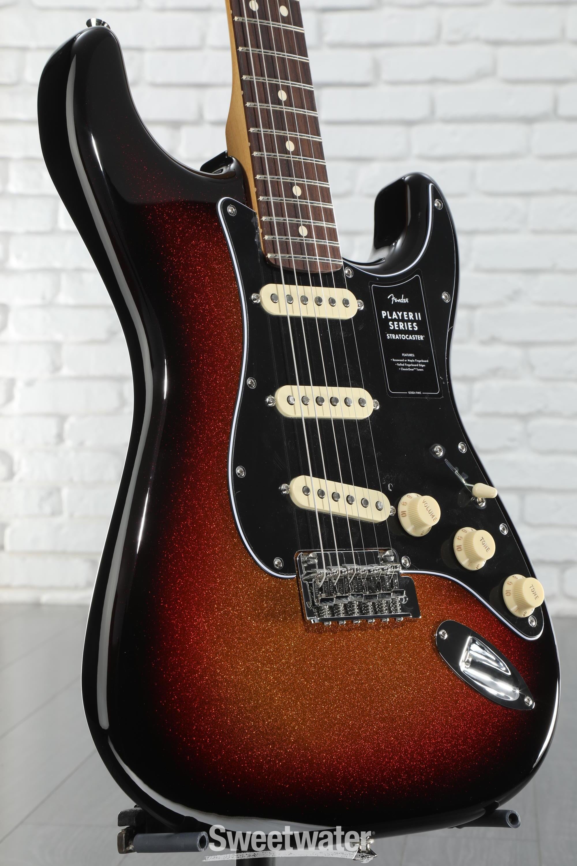Fender Player II Stratocaster Electric Guitar - Limited-edition Sparkle 3-color Sunburst
