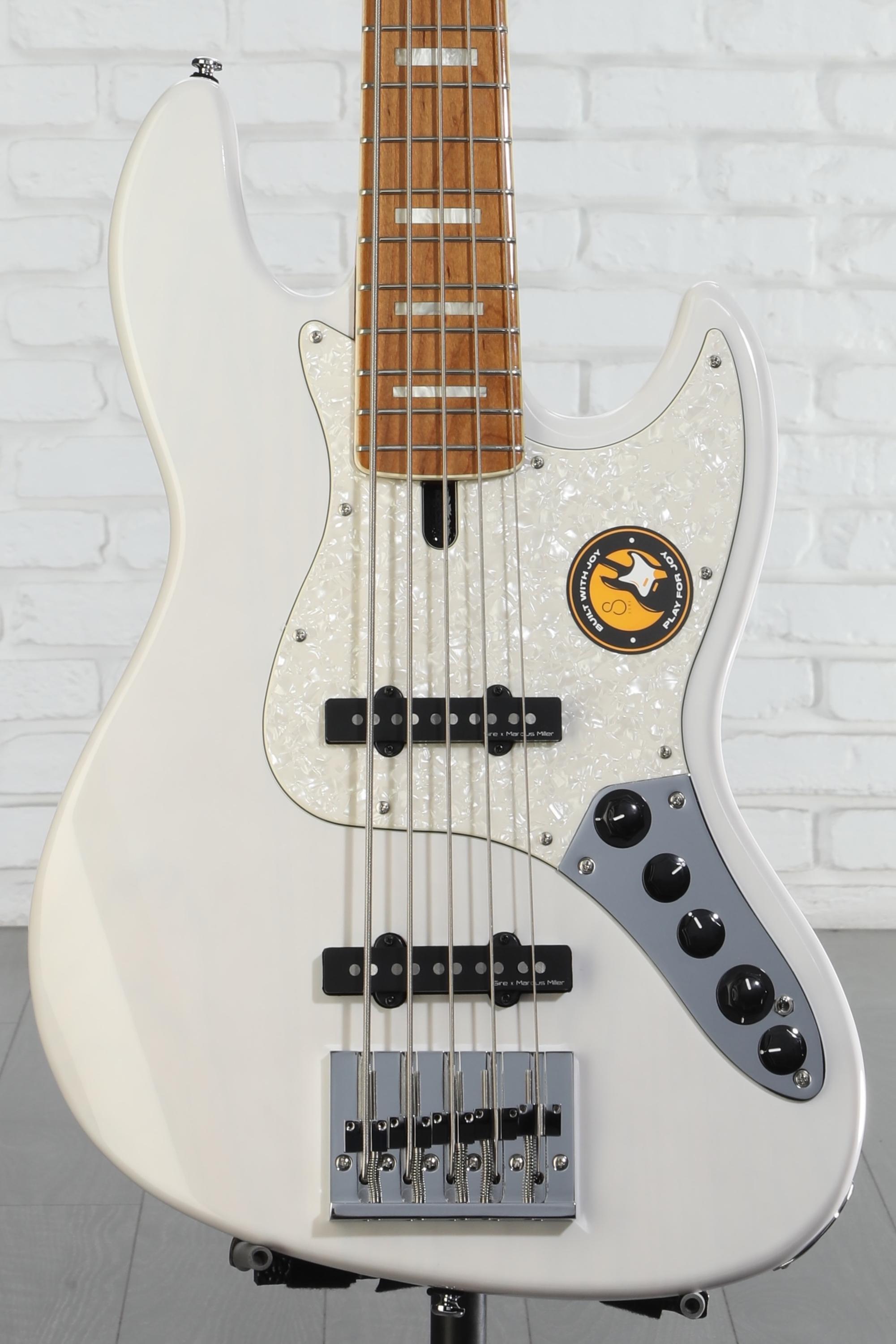 Sire Marcus Miller V8 5-string Electric Bass - White Blonde