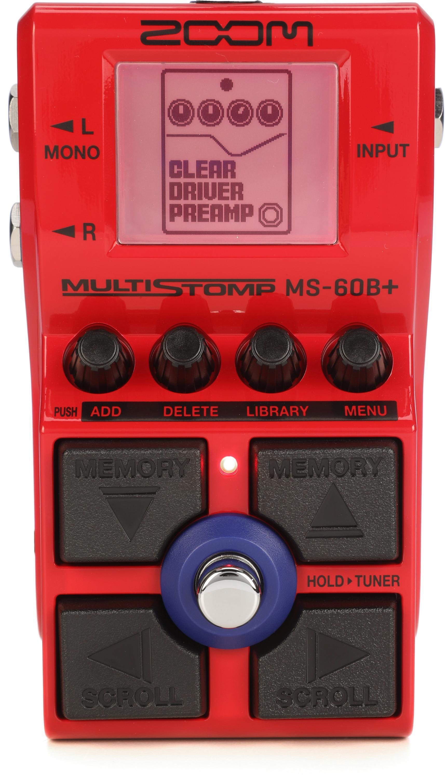 Zoom MS-60B+ Multistomp Bass Effects Pedal