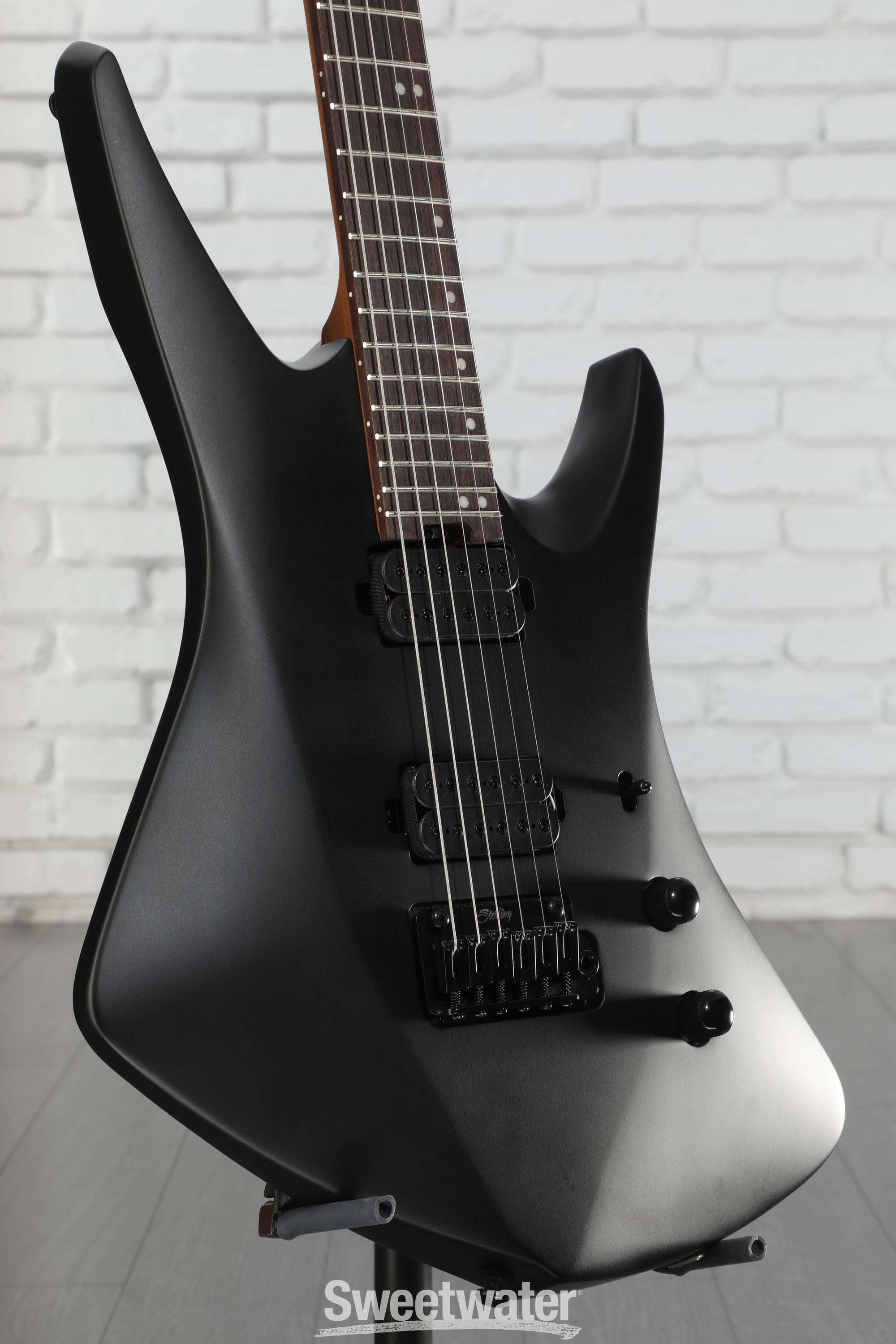 ギター Sterling By Musicman KAIZEN6 Sterling By Music Man Kaizen 6 Electric Guitar - Stealth
