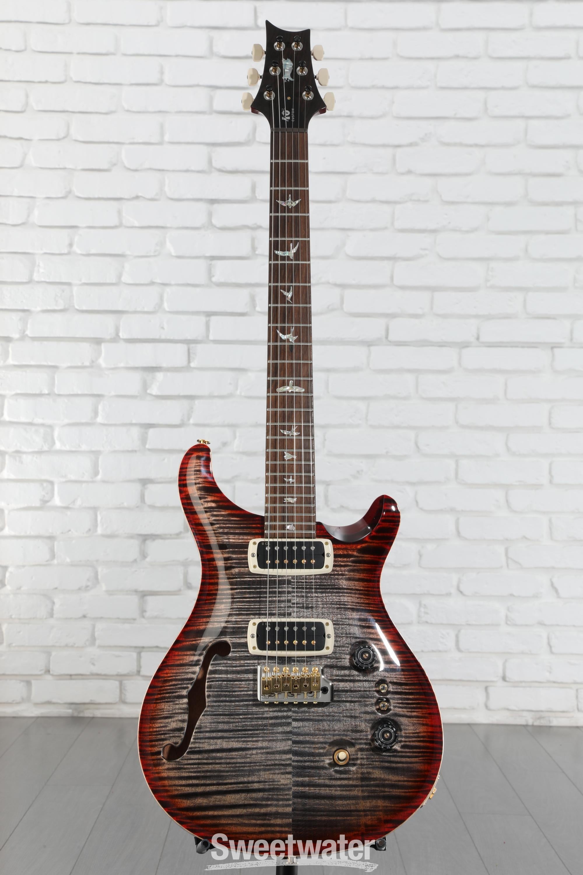 ギター PRS Custom 24 Semi-Hollow Amazon.com: PRS SE Custom 24 Semi-Hollow Piezo, Orange Tiger