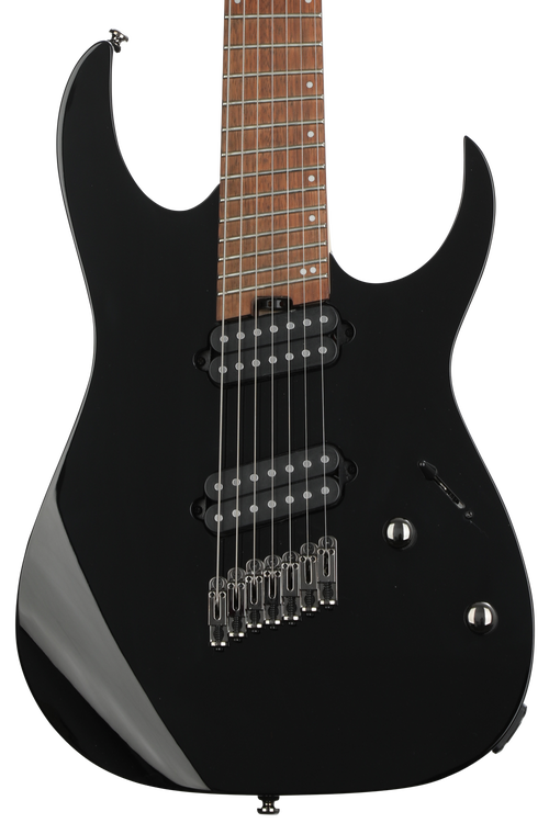 Ibanez RGMS7 7-string Electric Guitar - Black Reviews | Sweetwater
