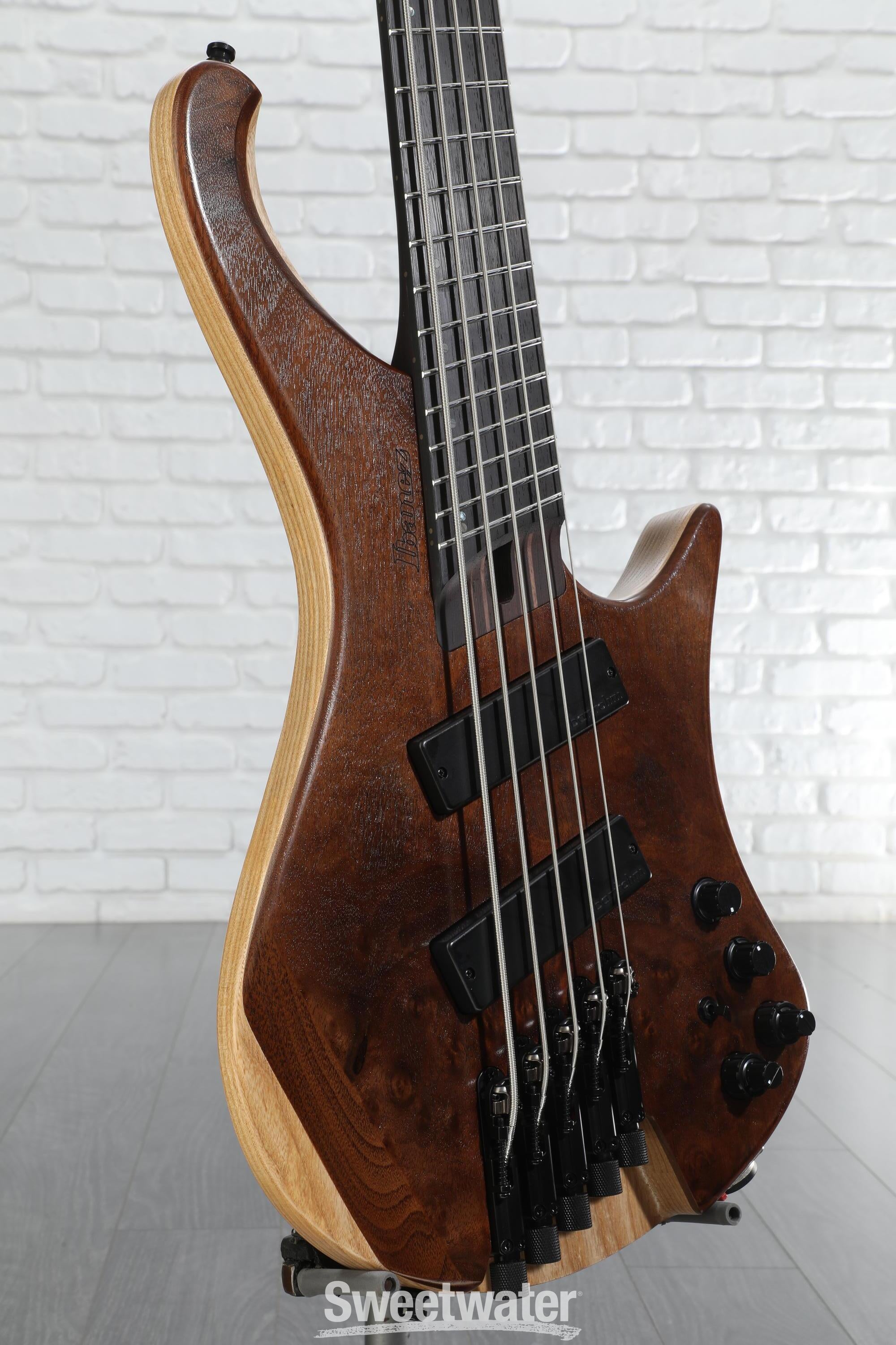 ベース Ibanez EHB1265MS Natural Mocha Low Ibanez Bass Workshop EHB1265MS Natural Mocha Low Gloss Bass