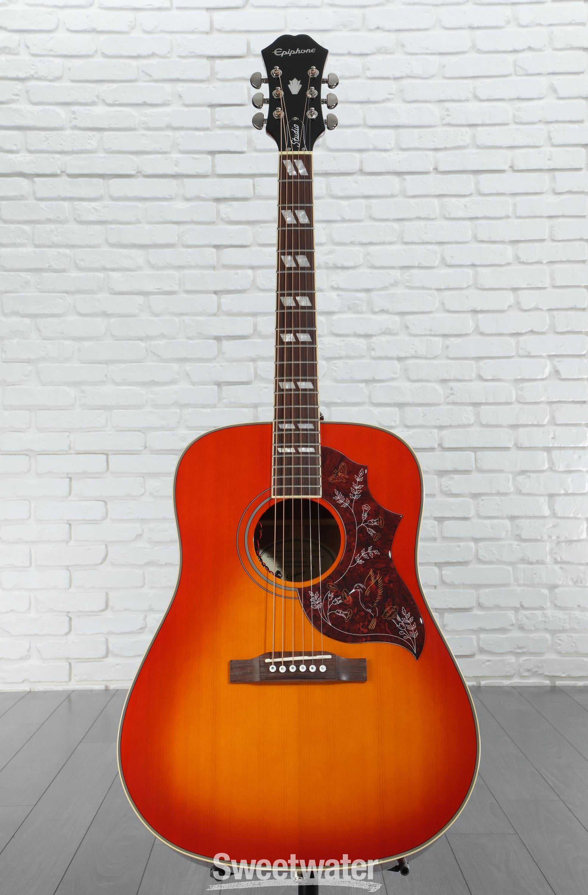 Epiphone Hummingbird Studio Acoustic-Electric Guitar - Faded