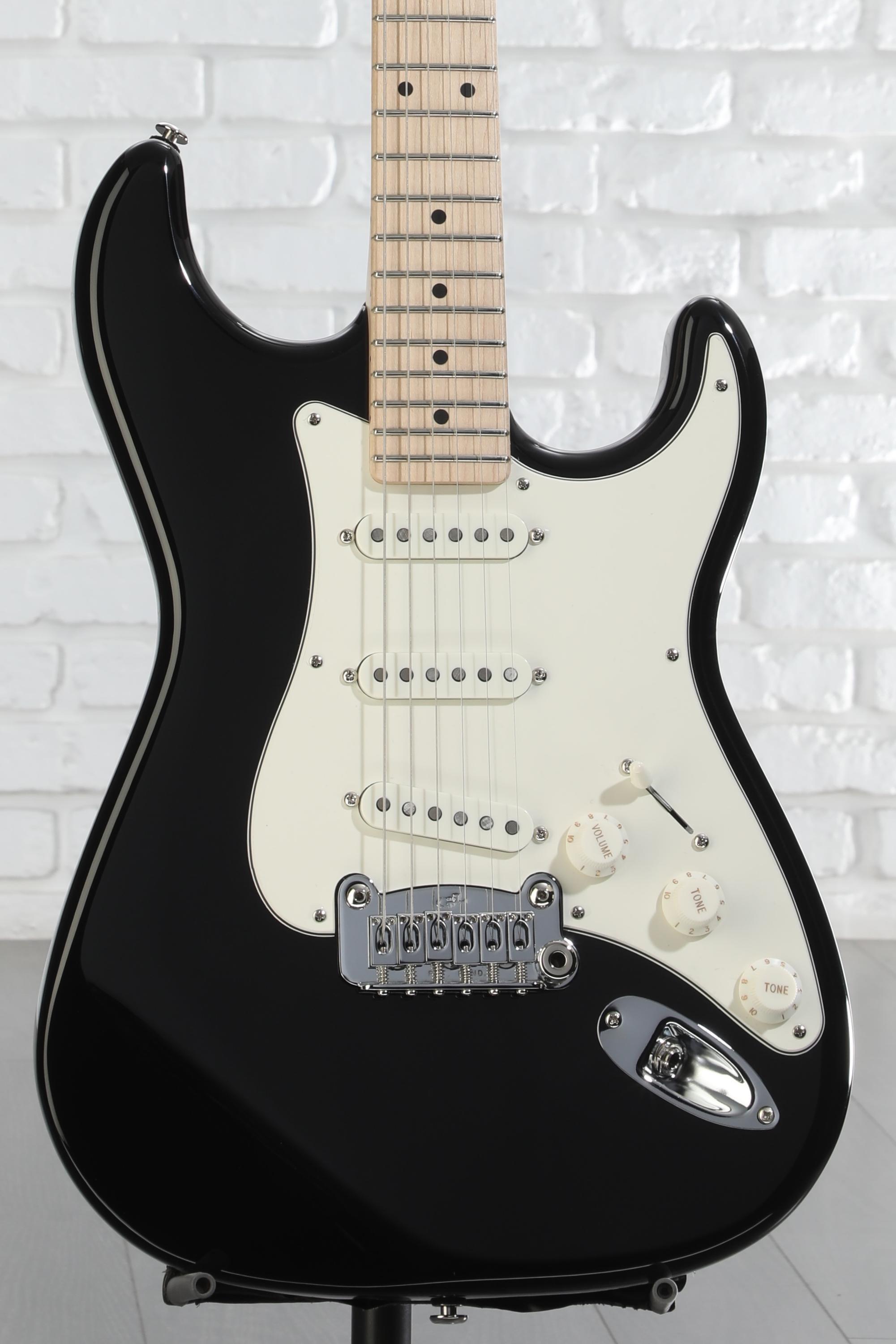 G&L Fullerton Deluxe Legacy Electric Guitar - Jet Black with