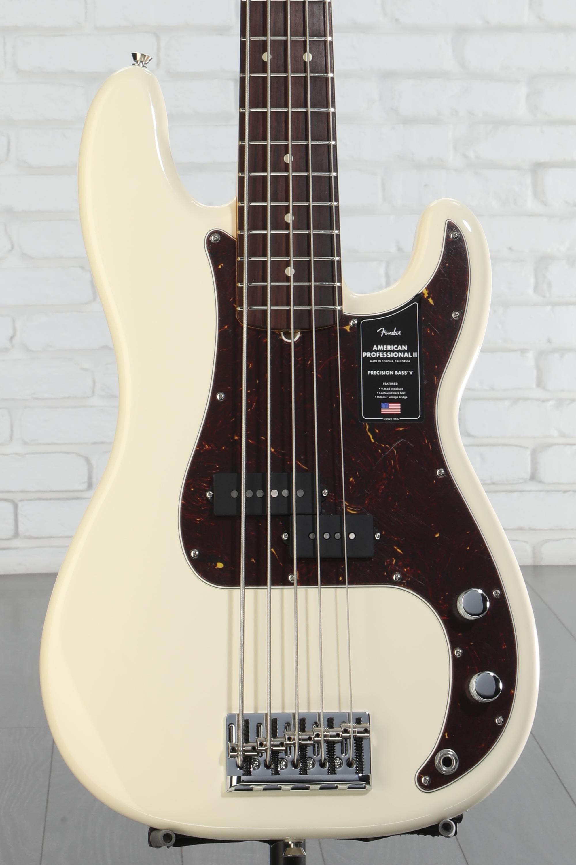 Fender American Professional II Precision Bass V - Olympic White