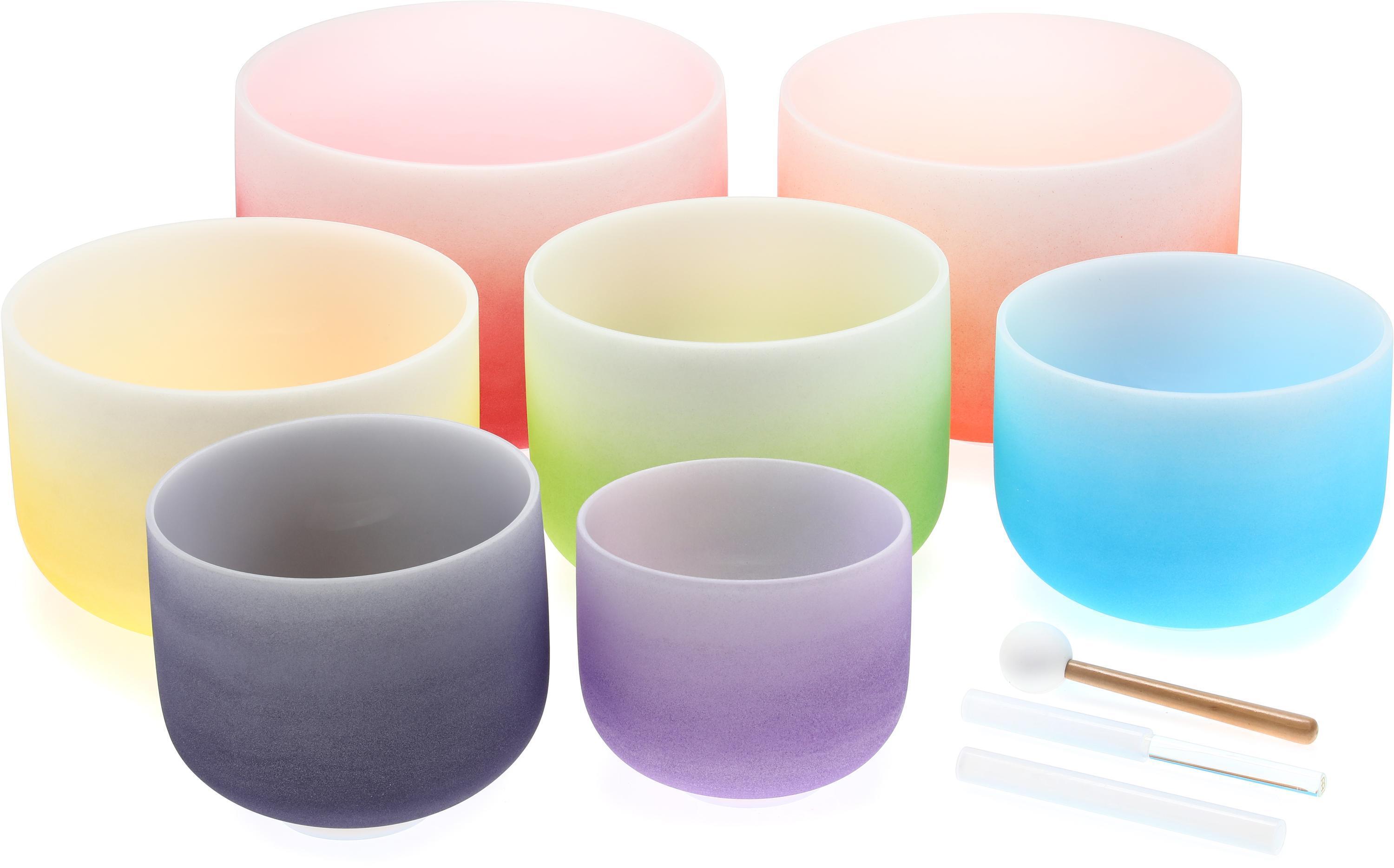 Meinl Sonic Energy 7-Piece Color Frosted Crystal Singing Bowl