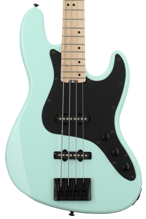 Schecter J-4 Bass Guitar - Sea Foam Green | Sweetwater