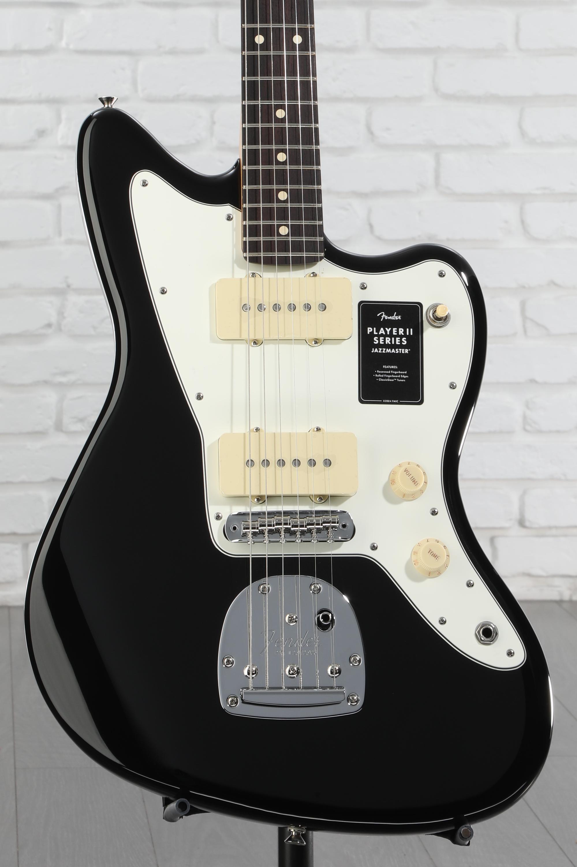 Fender Player II Jazzmaster Electric Guitar - Black | Sweetwater