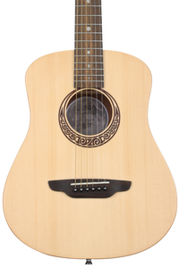 Luna Safari Muse Spruce Travel Guitar - Satin Natural