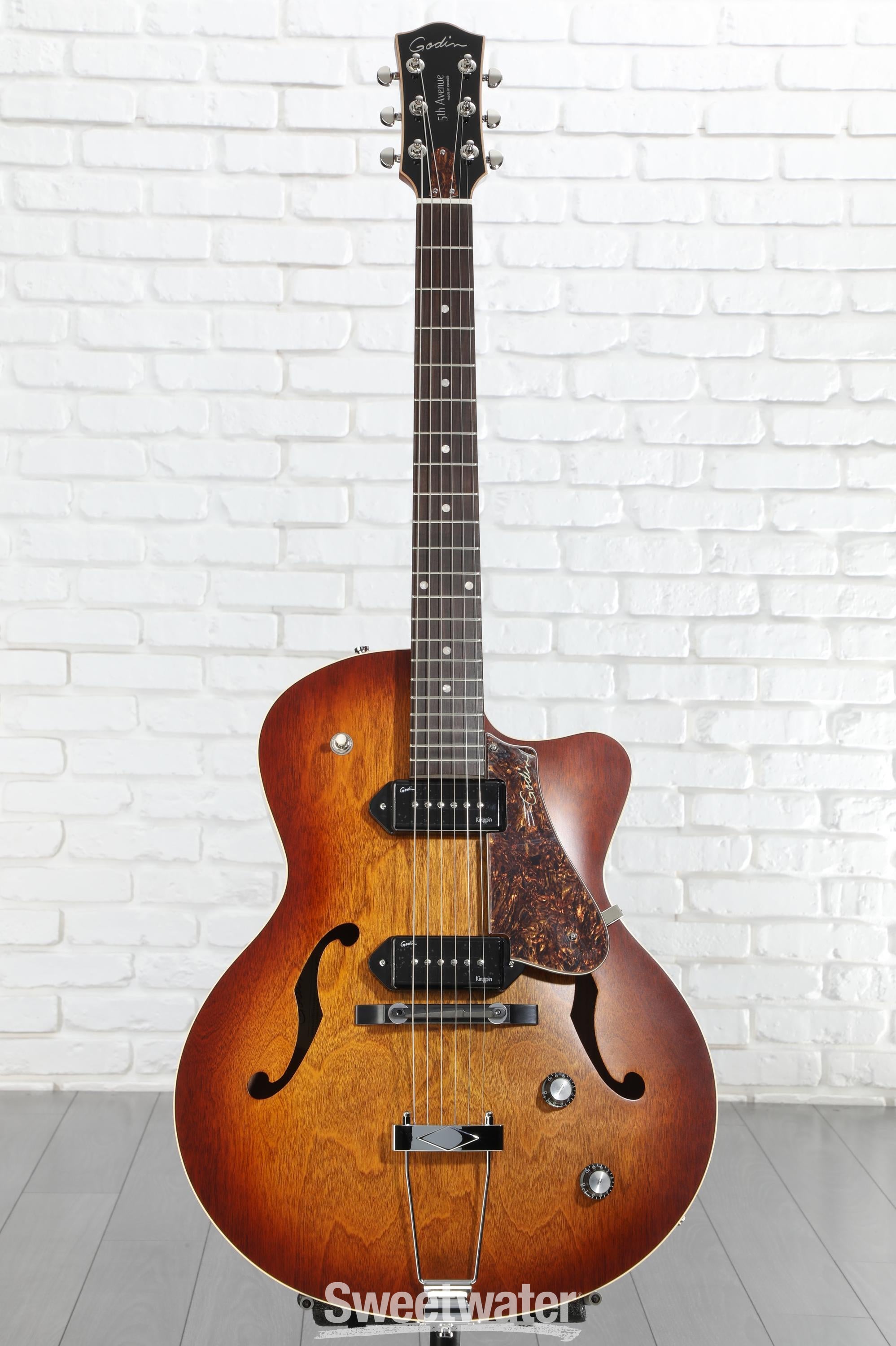 Godin 5th Avenue CW Kingpin II P90 Hollowbody Electric Guitar