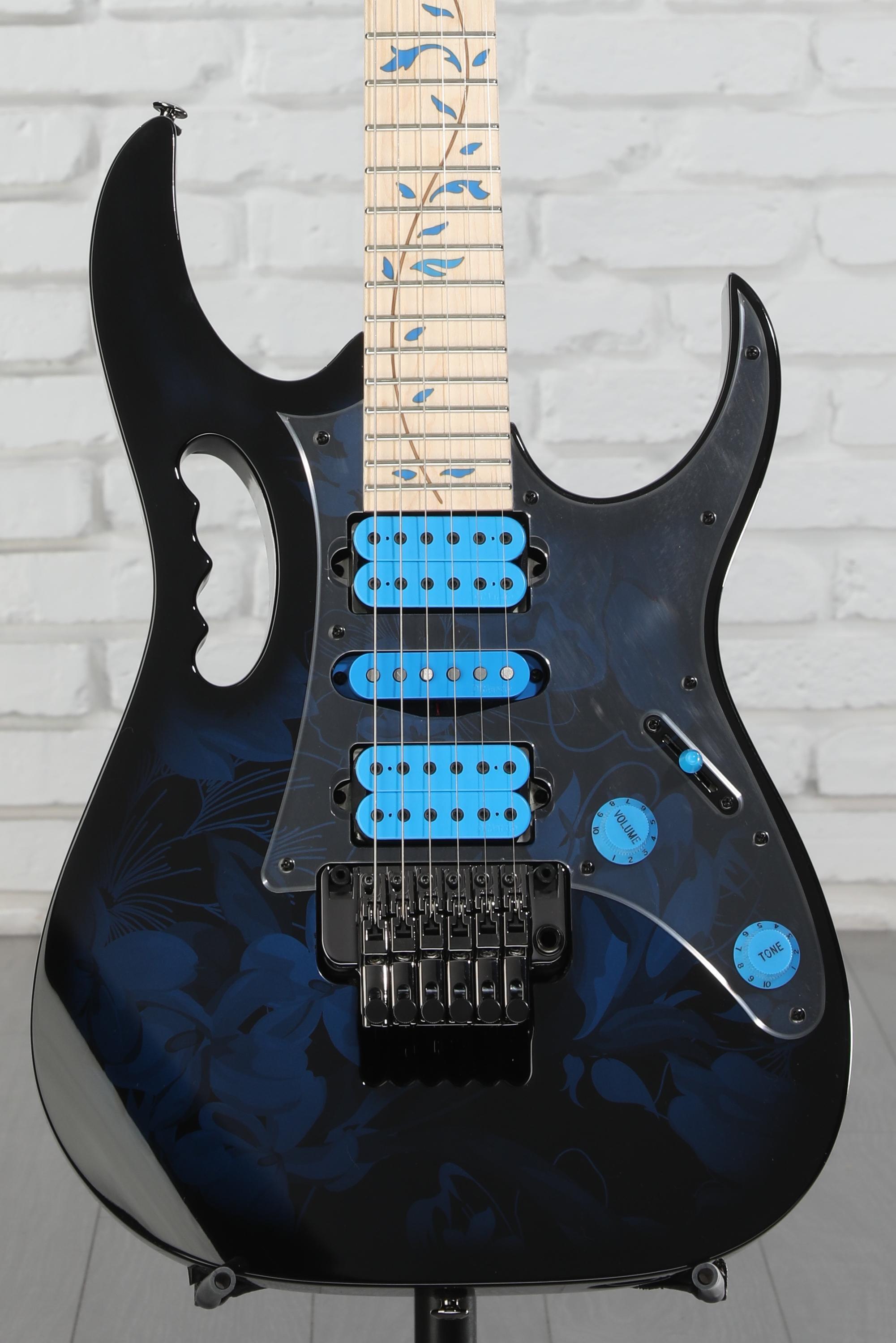 Ibanez Steve Vai Signature JEM77 - Blue Floral Pattern