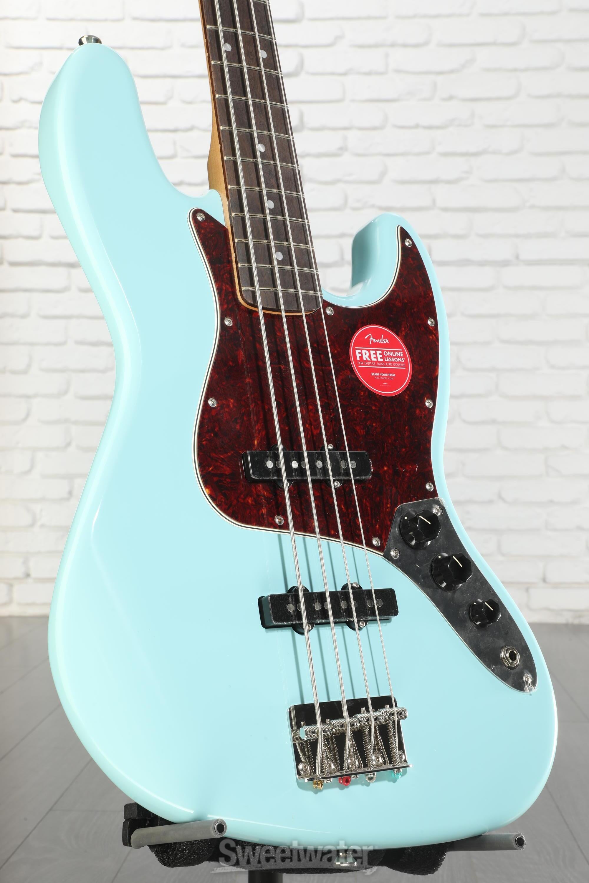Squier Classic Vibe '60s Jazz Bass - Daphne Blue | Sweetwater