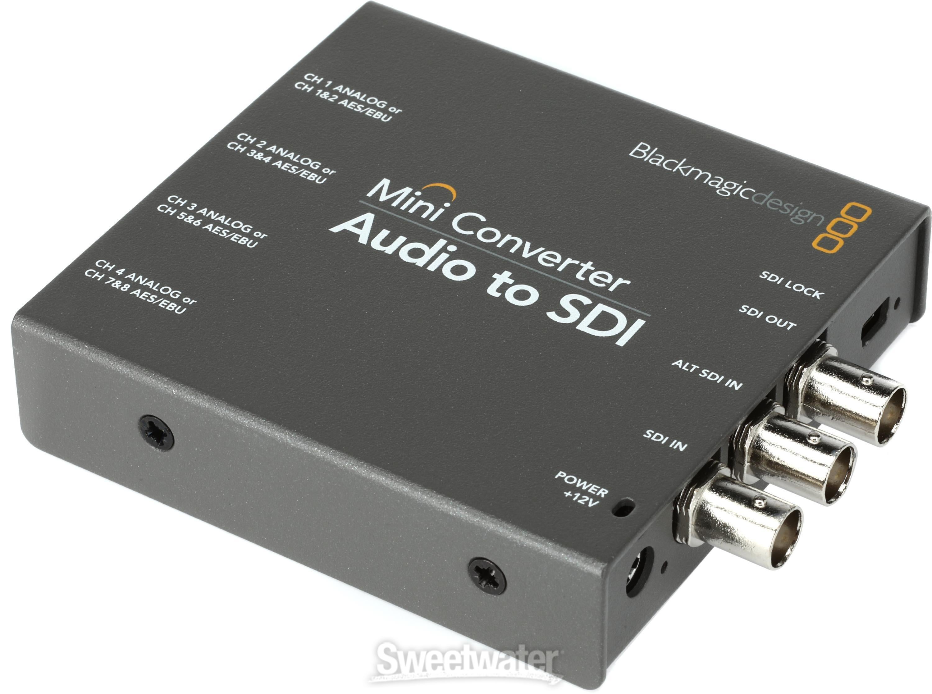 Blackmagic Design Mini Converter Audio to SDI 2 | Sweetwater