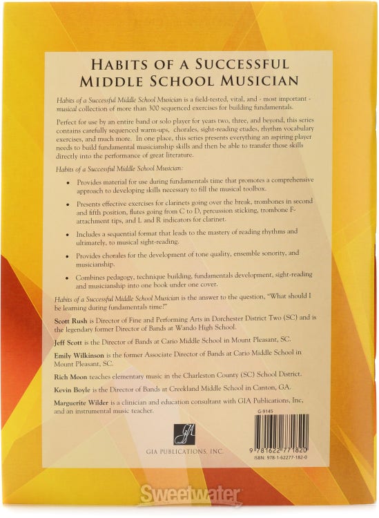 GIA Publications Habits Of A Successful Middle School Musician - Clarinet