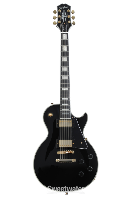 Epiphone Les Paul Custom Electric Guitar - Ebony | Sweetwater