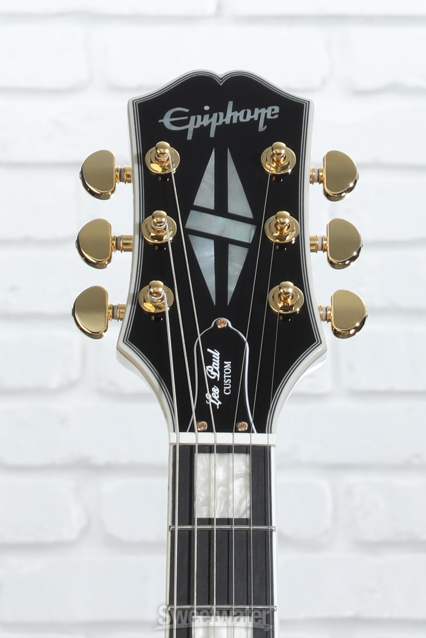 Epiphone Les Paul Custom Electric Guitar - Alpine White