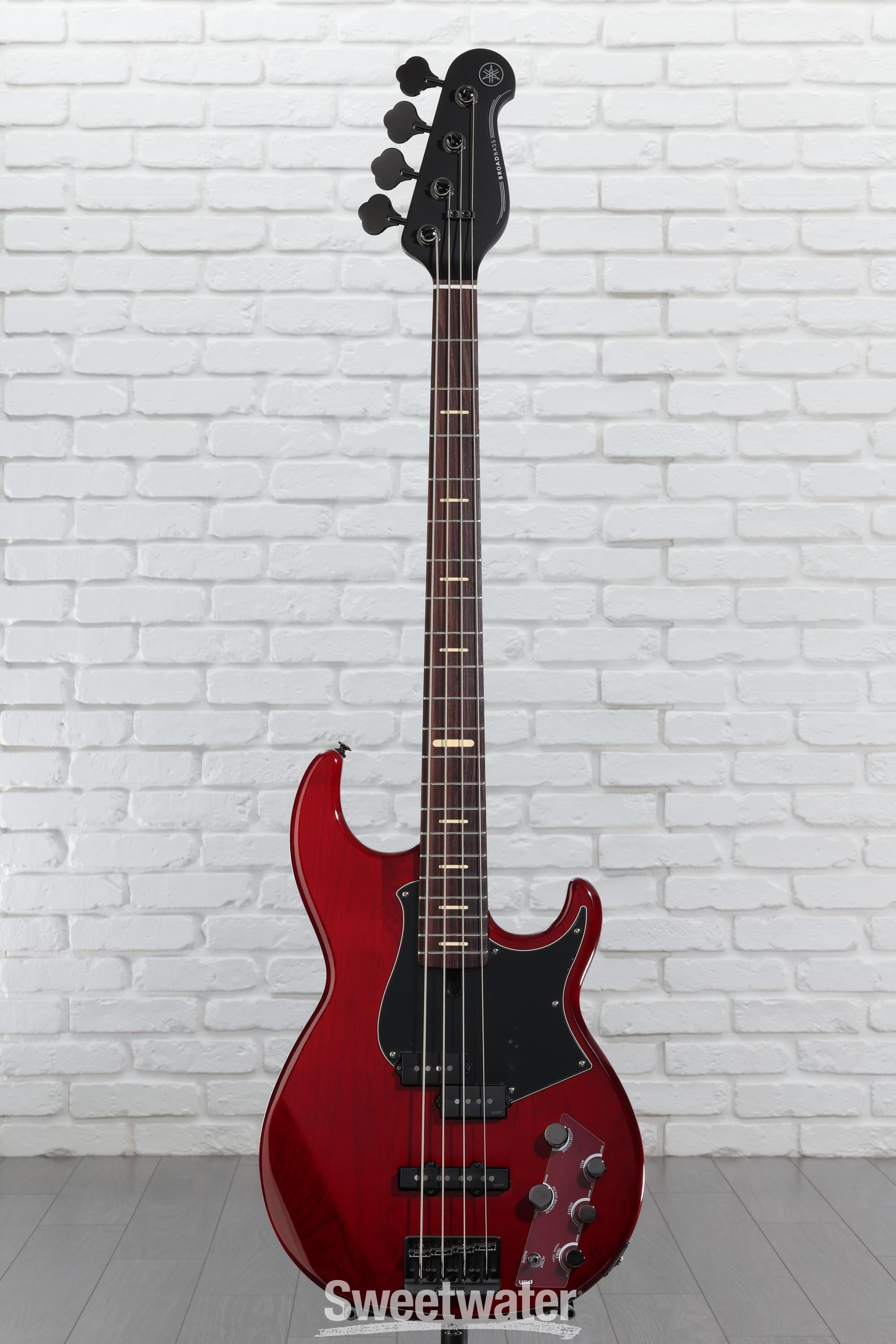 ベース YAMAHA BB734A Yamaha BB734A 4-string Bass Guitar - Fired Red | Sweetwater