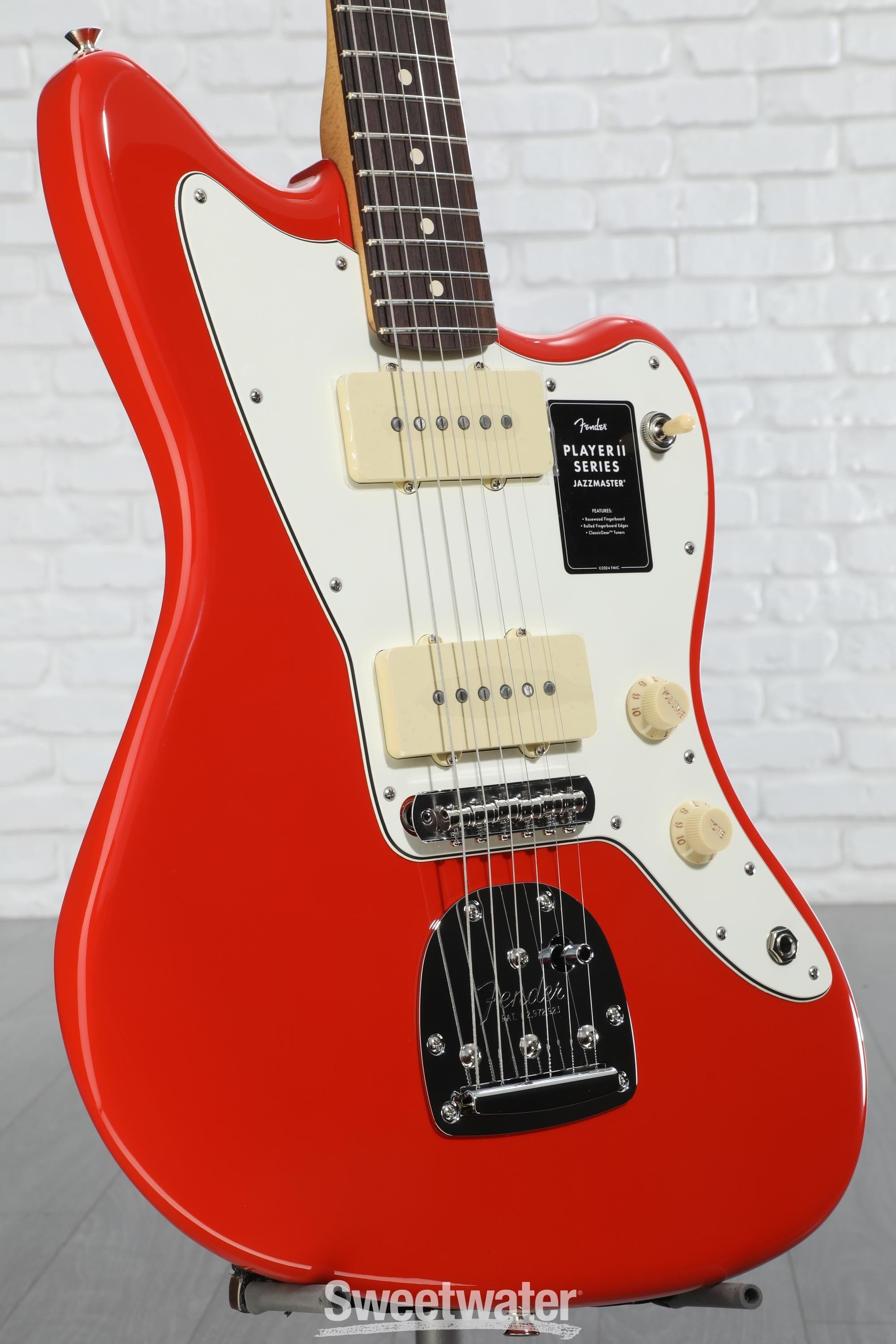 Fender Player II Jazzmaster Electric Guitar - Coral Red Fender Player II Jazzmaster Electric Guitar - Coral Red