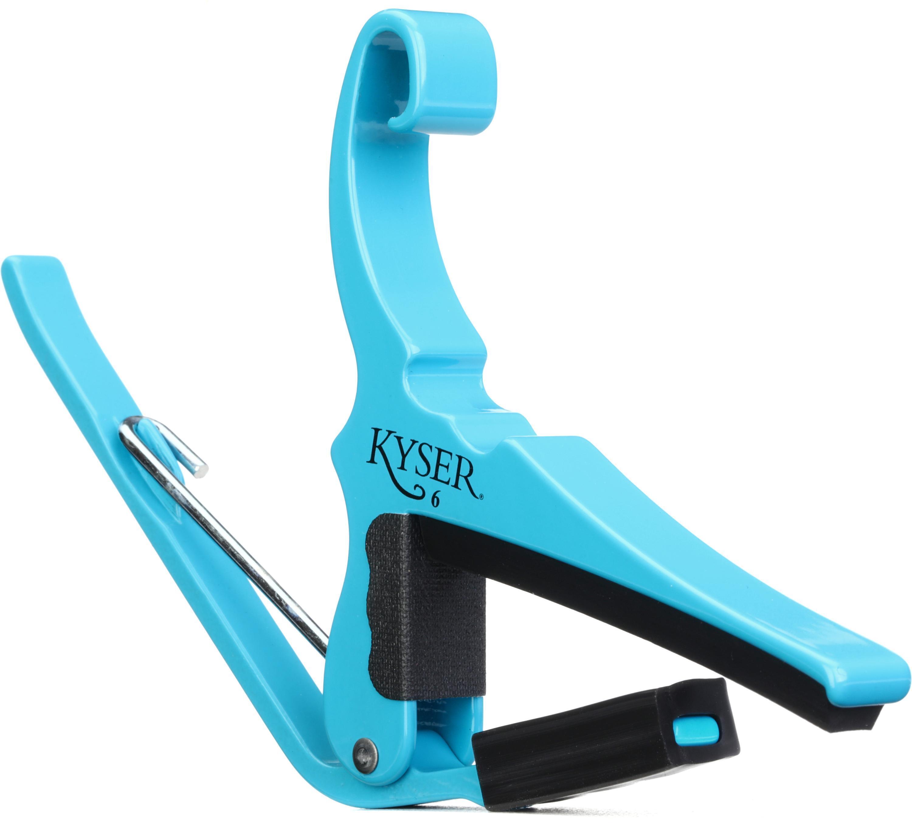 Photo of Kyser Quick-Change Acoustic Guitar Capo - Mr. Blue Sky