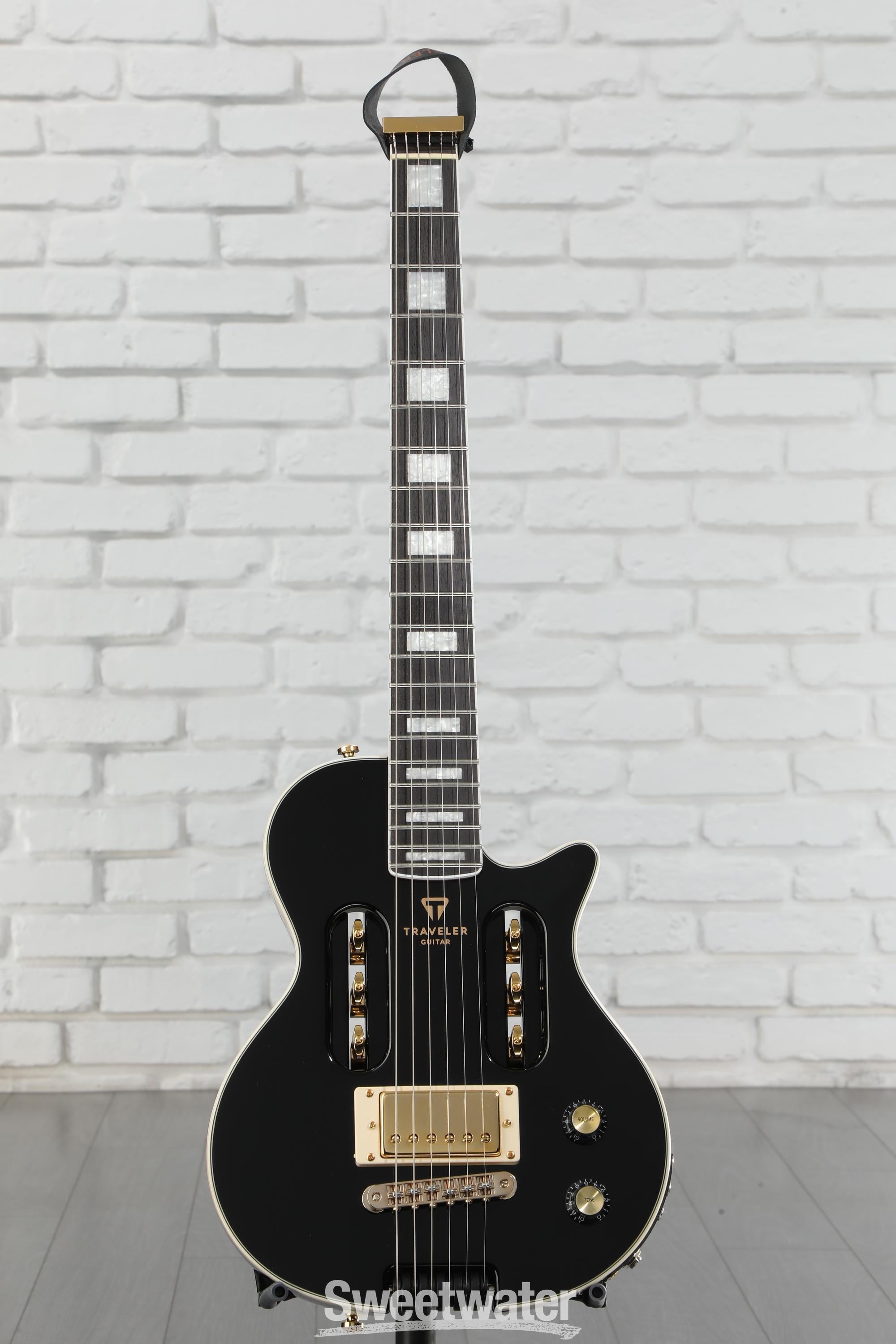 ギター Traveler Guitar EG-1 Traveler Guitar EG-1 Blackout Electric Travel Guitar Black