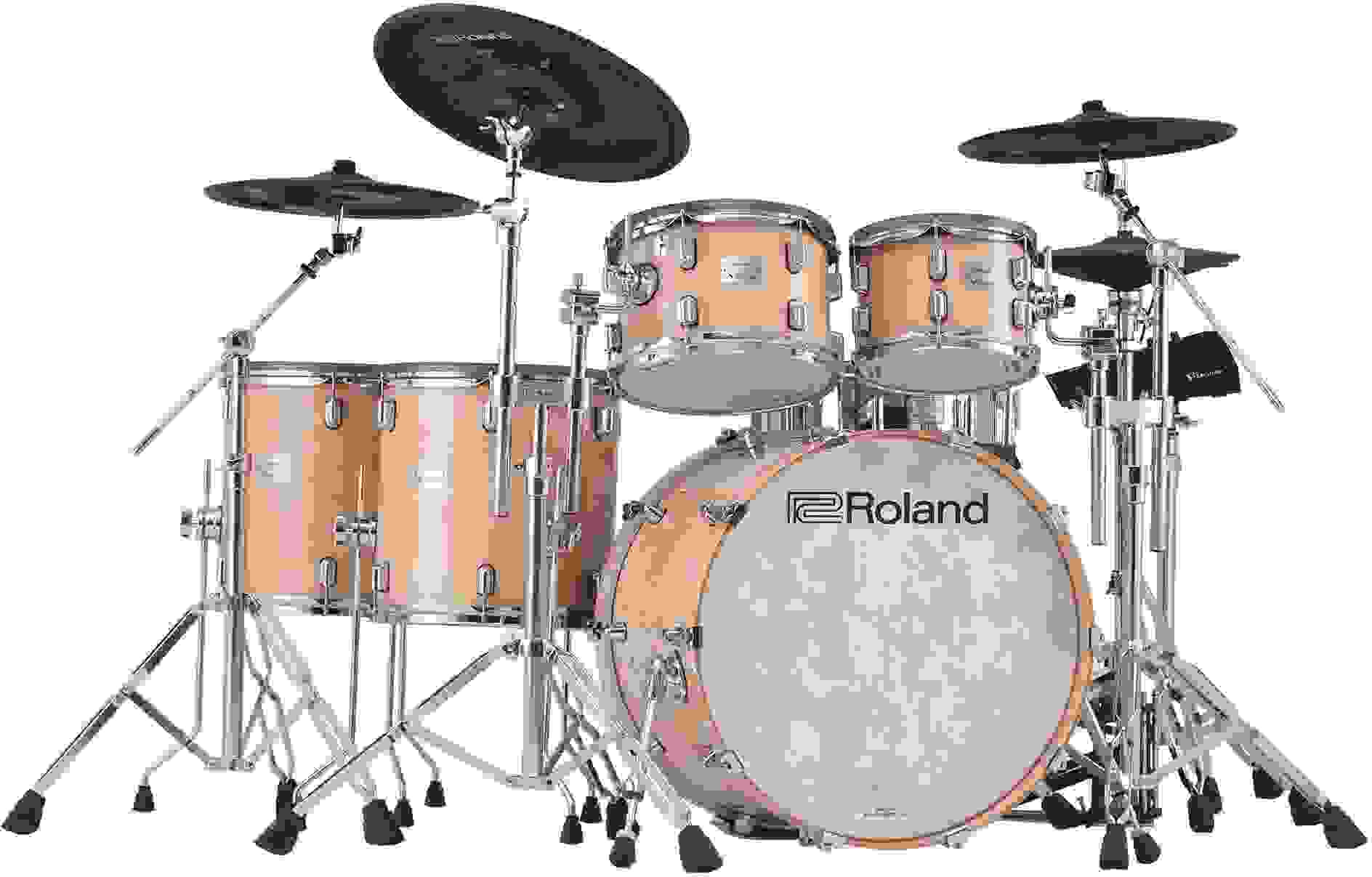 Roland V-Drums Acoustic Design VAD716 Electronic Drum Set - Gloss Natural