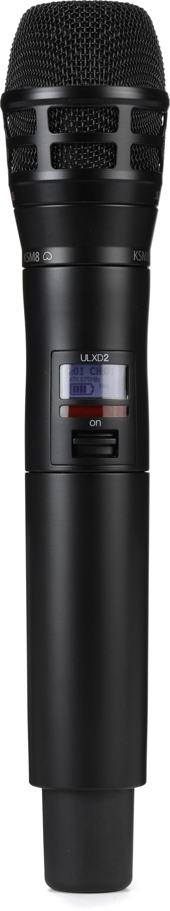 Shure AD2/N8C Wireless Handheld Microphone Transmitter - Black