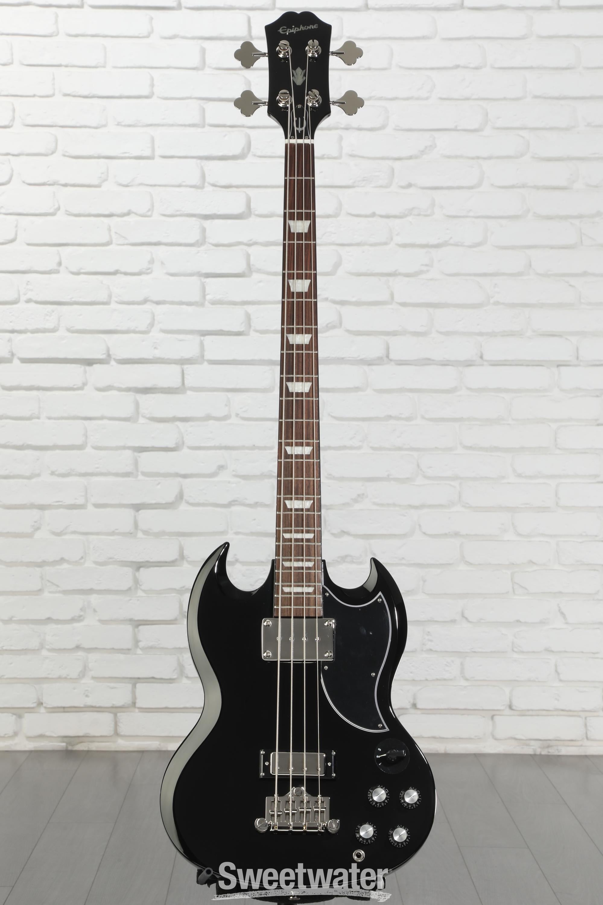 Epiphone EB-3 Bass Guitar - Ebony | Sweetwater