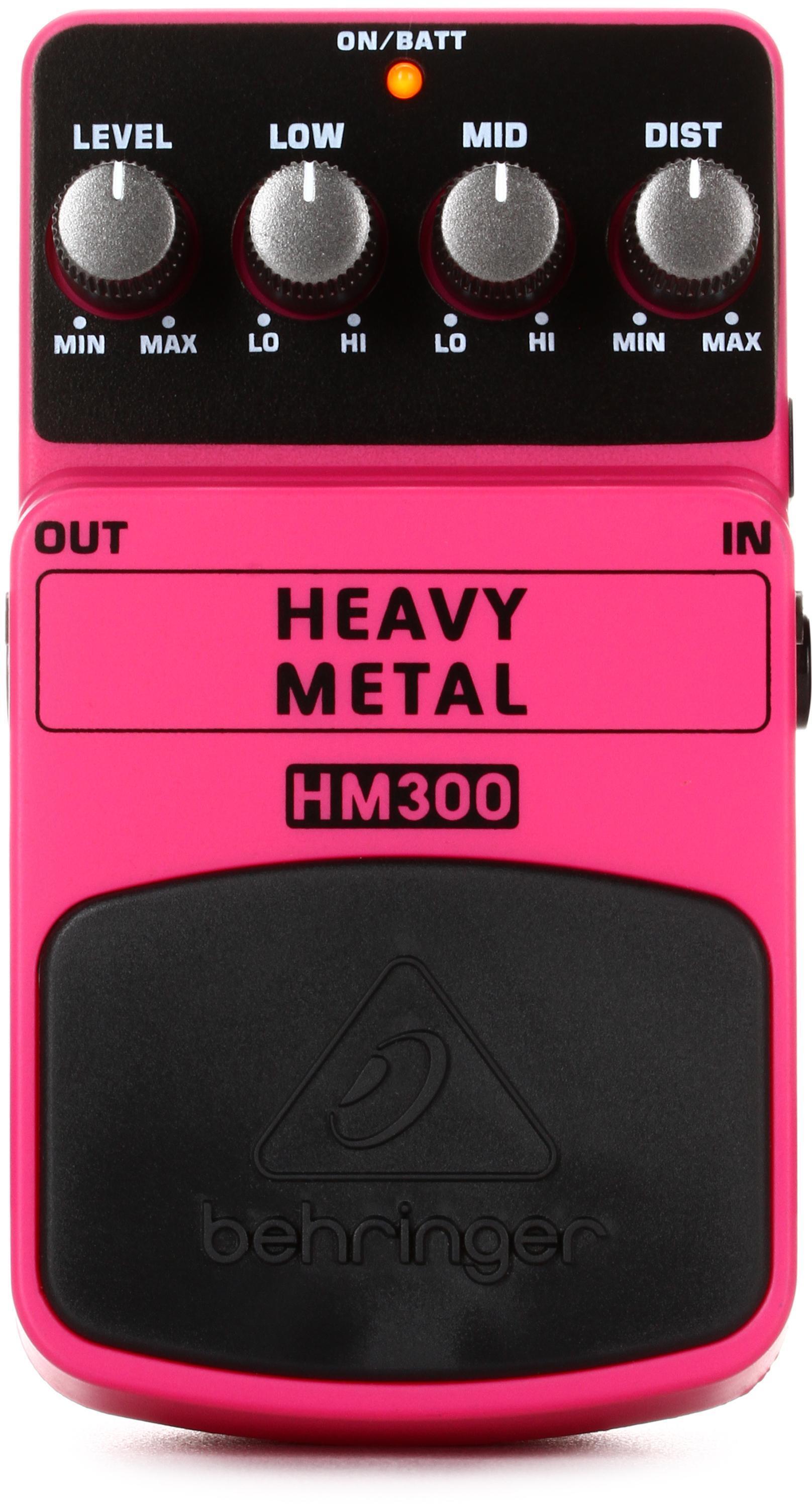 Bundled Item: Behringer HM300 Heavy Metal Distortion Pedal