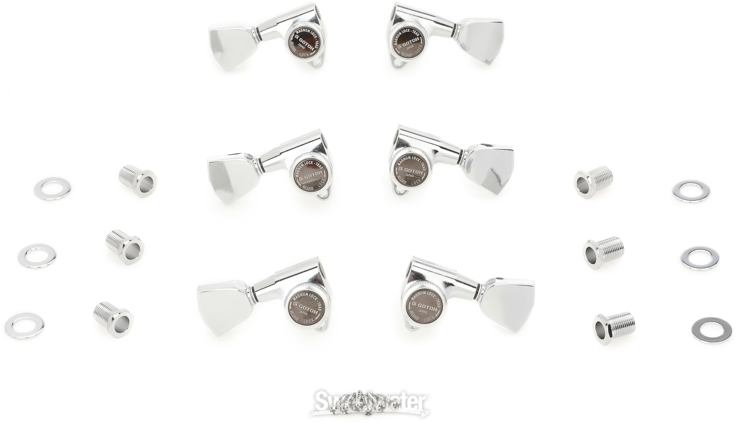 GOTOH SG301-20-MGT Locking Tuning Machines w/ Grover buttons