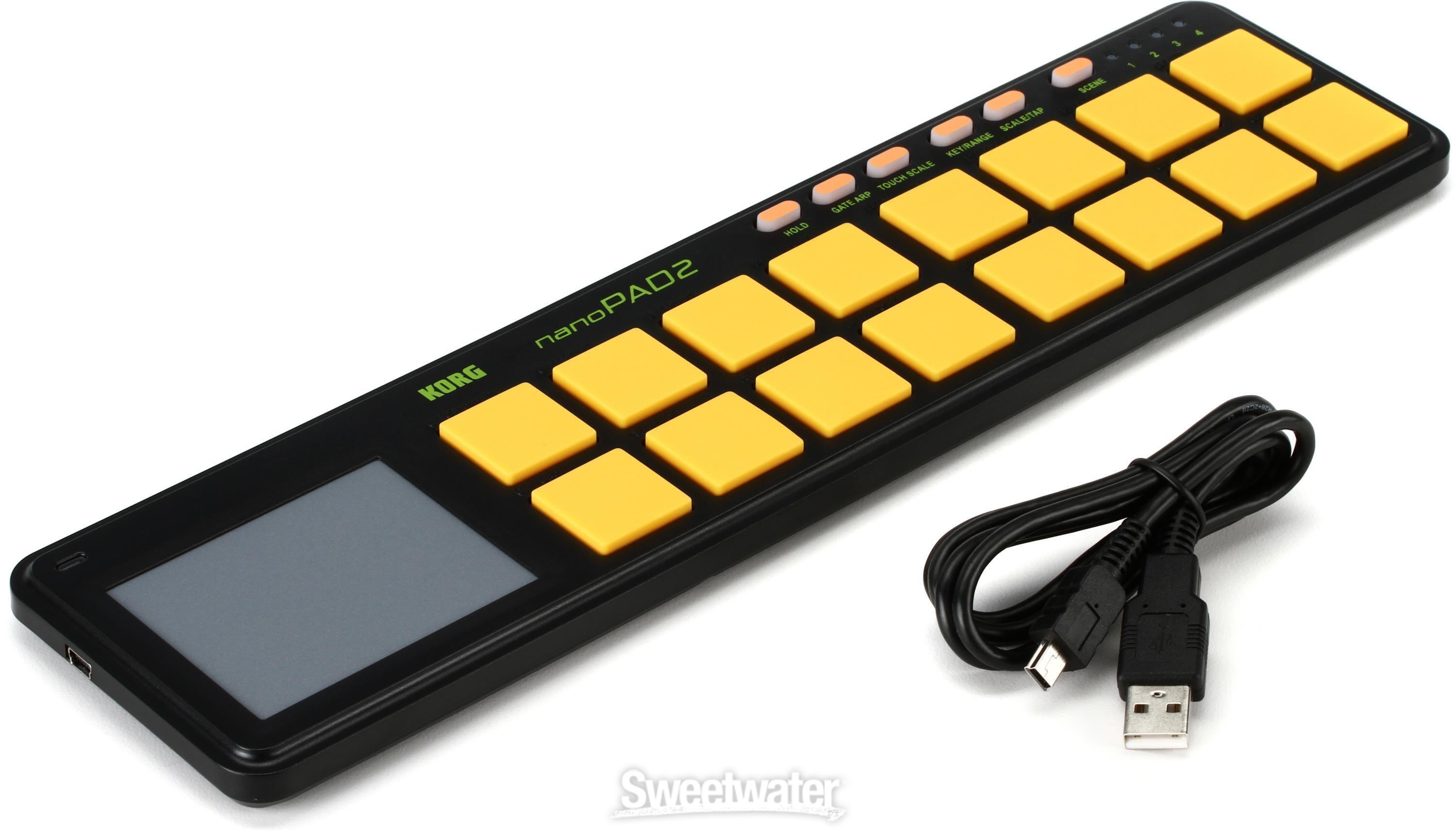 Korg nanoPAD2 - Orange/Green Limited Edition | Sweetwater