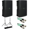 Photo of Mackie Thump215XT Enhanced 1400W 15-inch Powered Speaker Pair with Stands and Cables