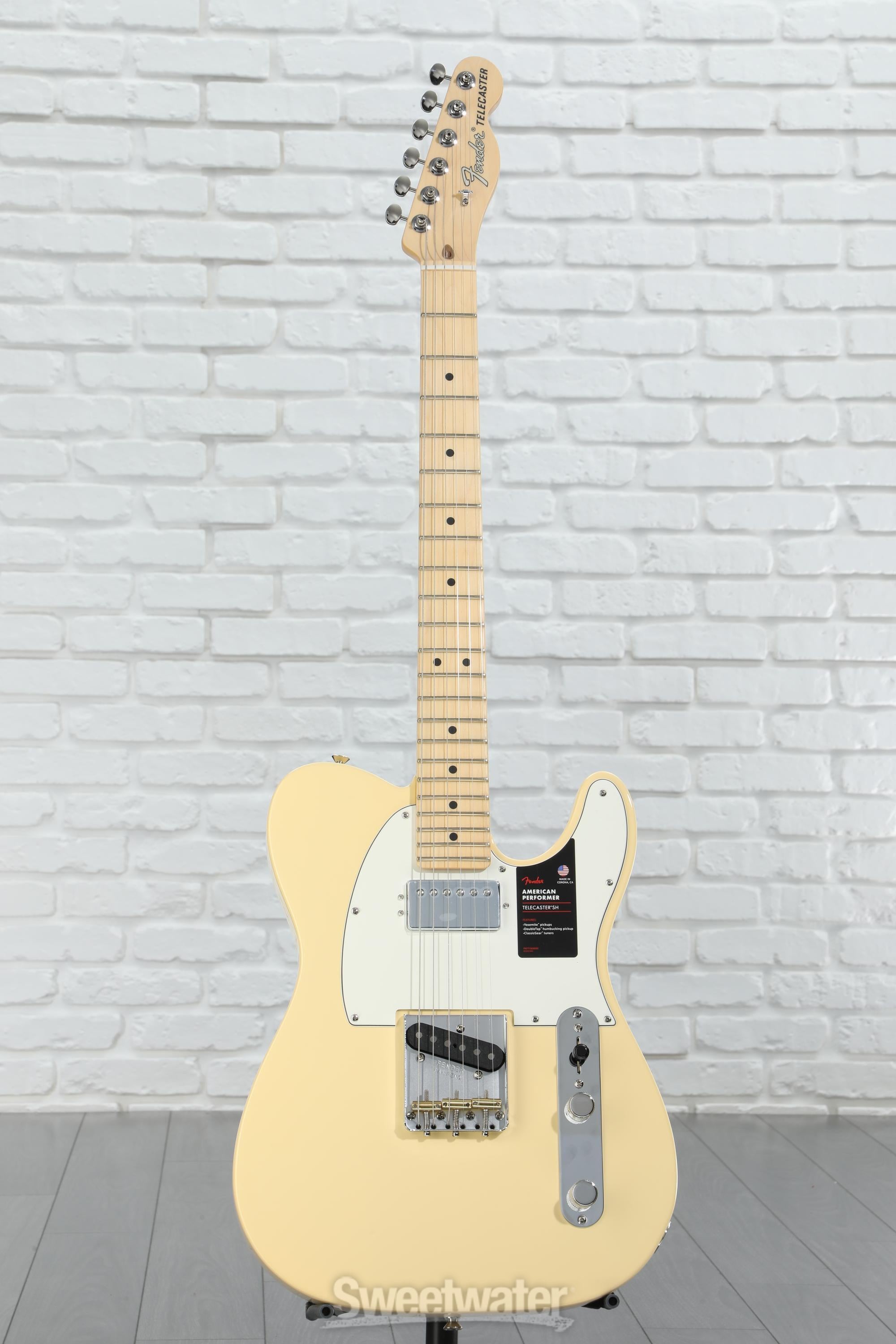 最高級 Fender American White Vintage - Hum Telecaster Performer ギター