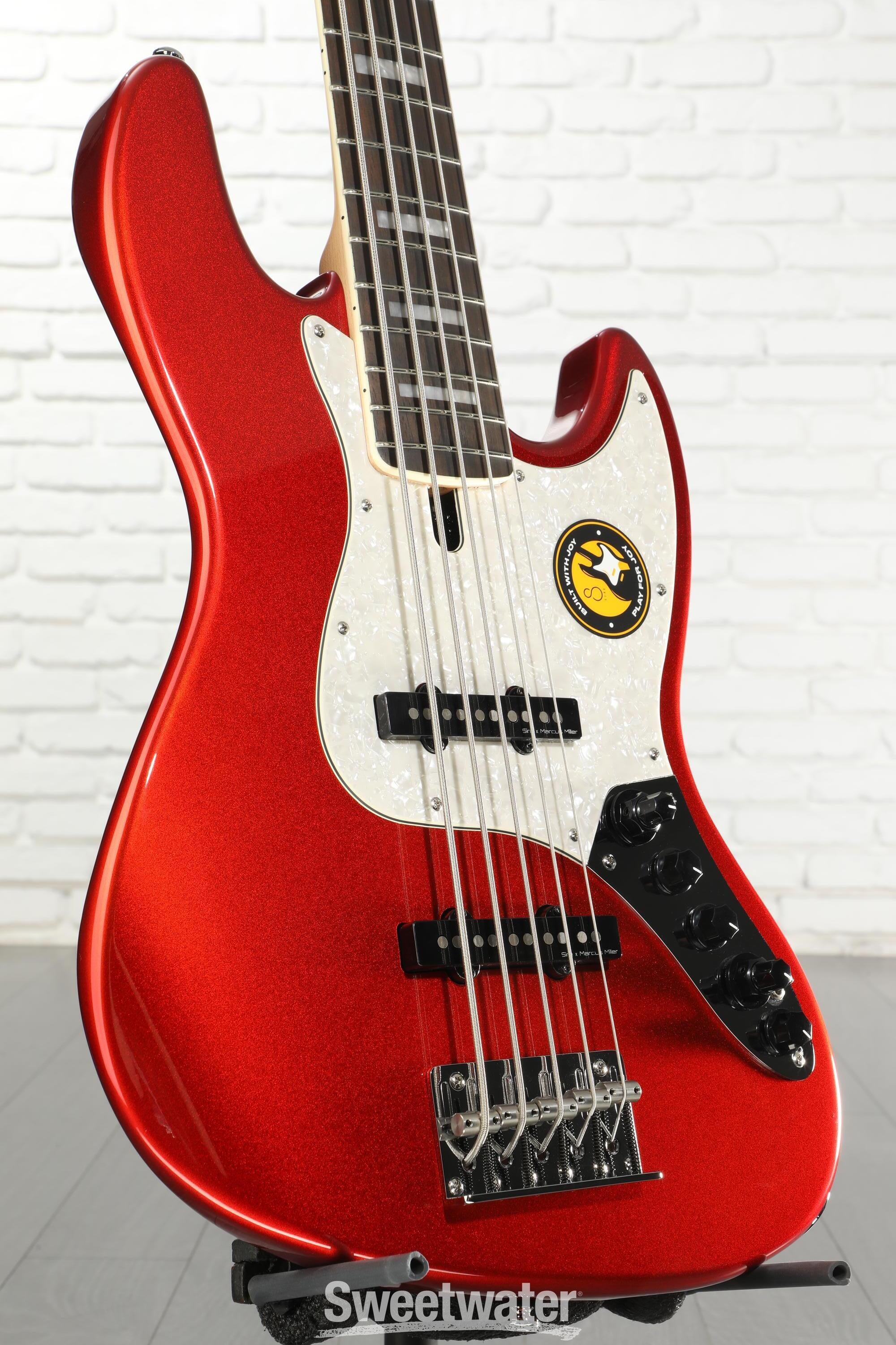 最終値下げ Sire Marcus Miller V7 Alder 5st FL Sire Marcus Miller V7 Alder 5-string Bass Guitar - Bright Metallic