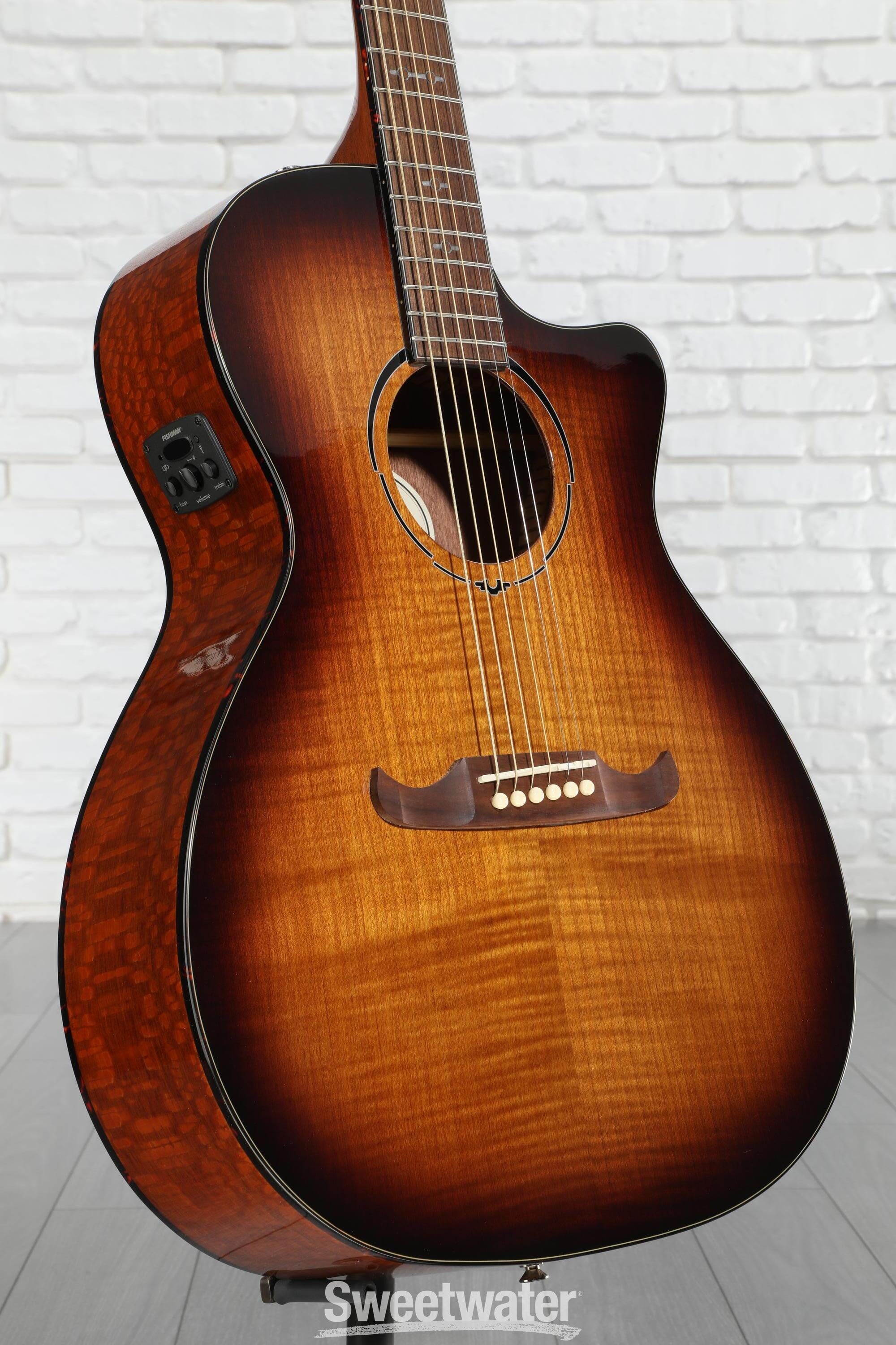 Fender FA-SERIES 345 エレアコ Amazon.com: Fender FA-345CE Auditorium Cutaway Acoustic