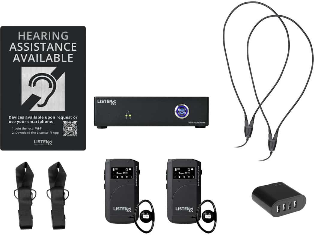 Photo of Listen Technologies LWS-02B-W1 ListenWIFI Assistive Listening System