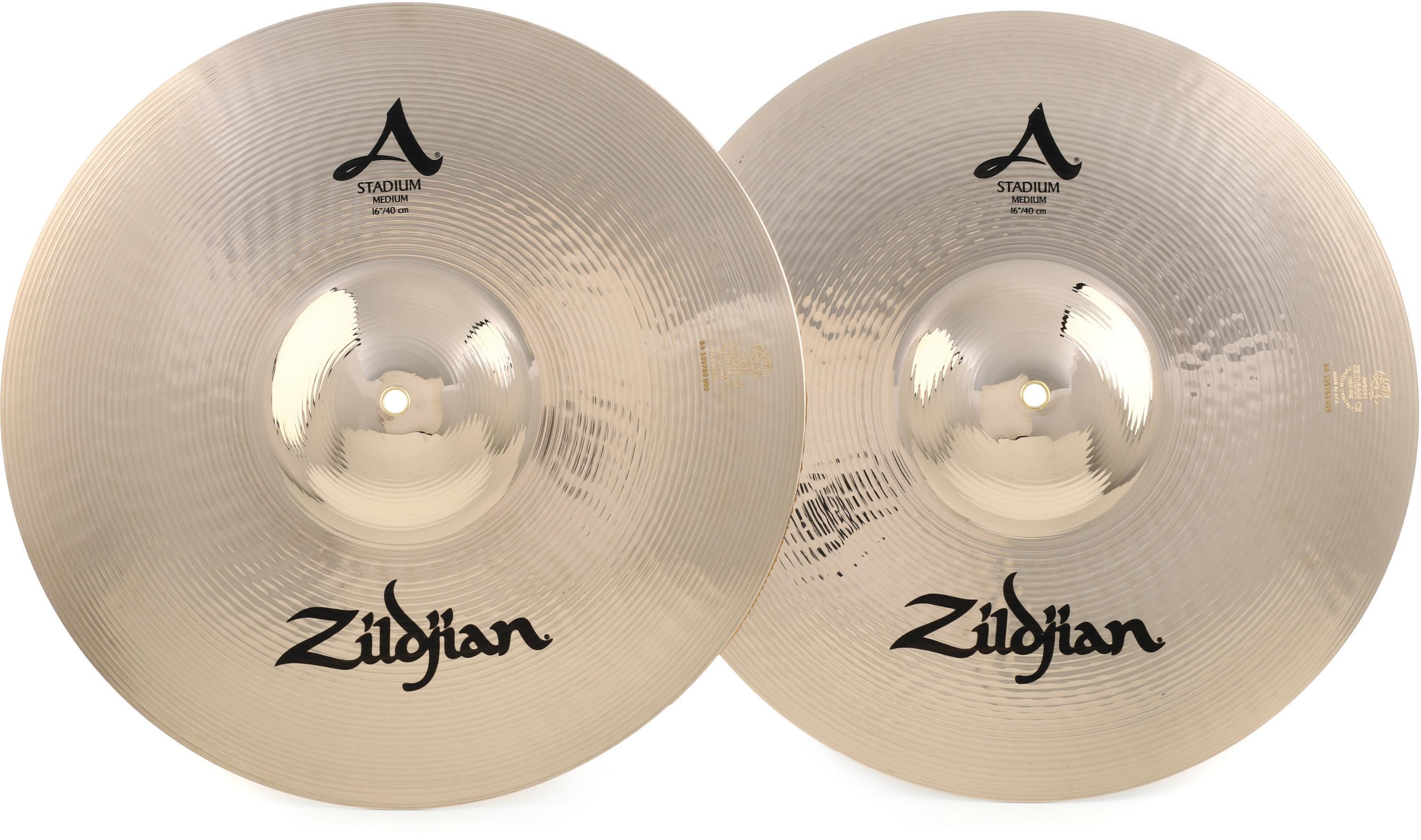 Zildjian 16inch A Stadium Medium Crash Cymbals Sweetwater