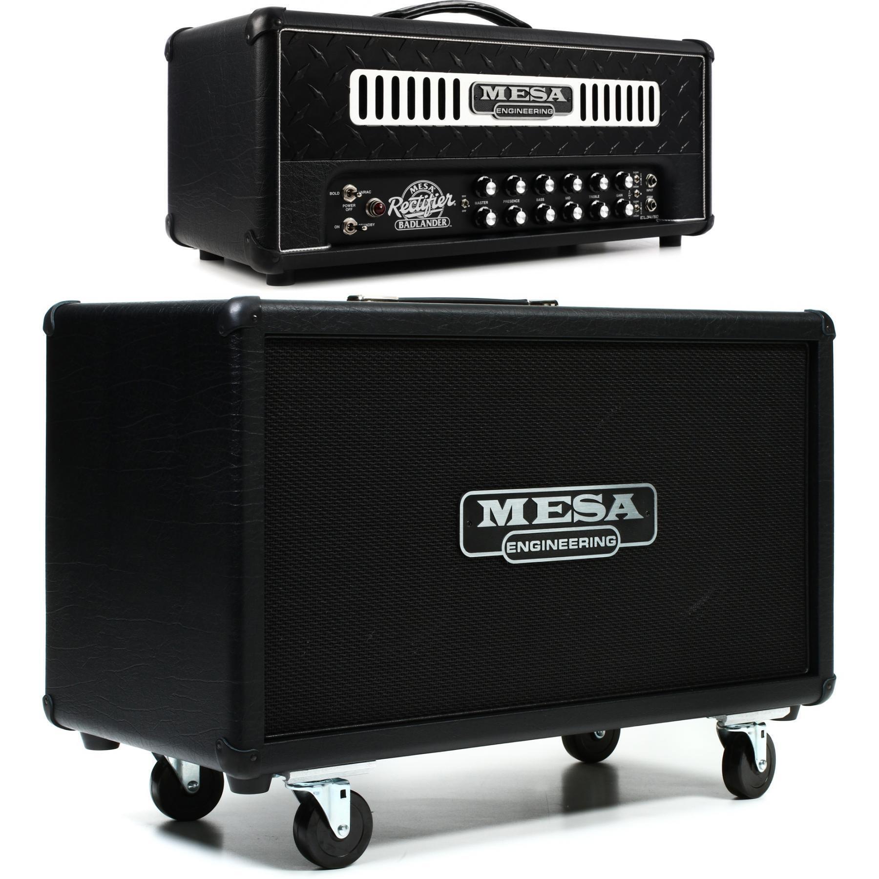 Mesa/Boogie Rectifier Badlander 50-watt Tube Head with 120-watt 2x12 Cabinet