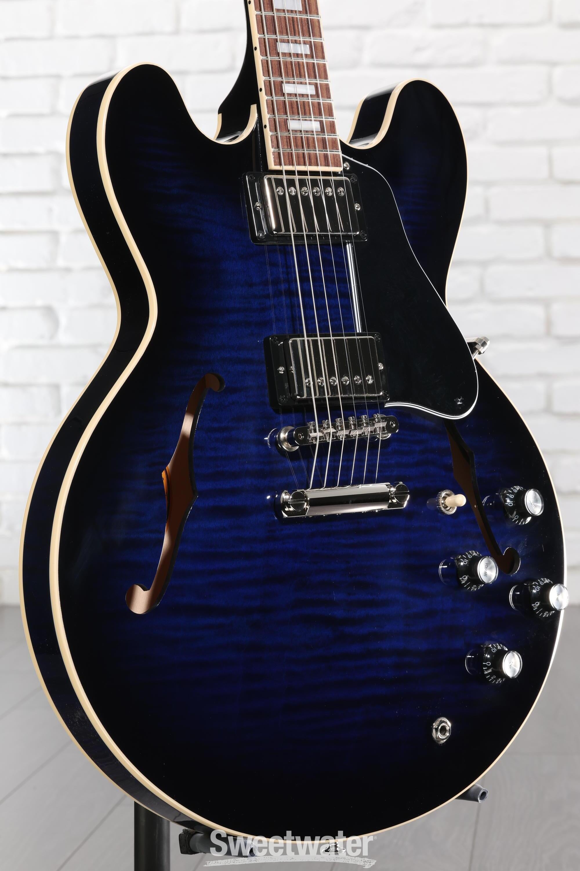 Photo of Gibson ES-335 Figured Semi-hollowbody Electric Guitar - Deep Ocean Burst