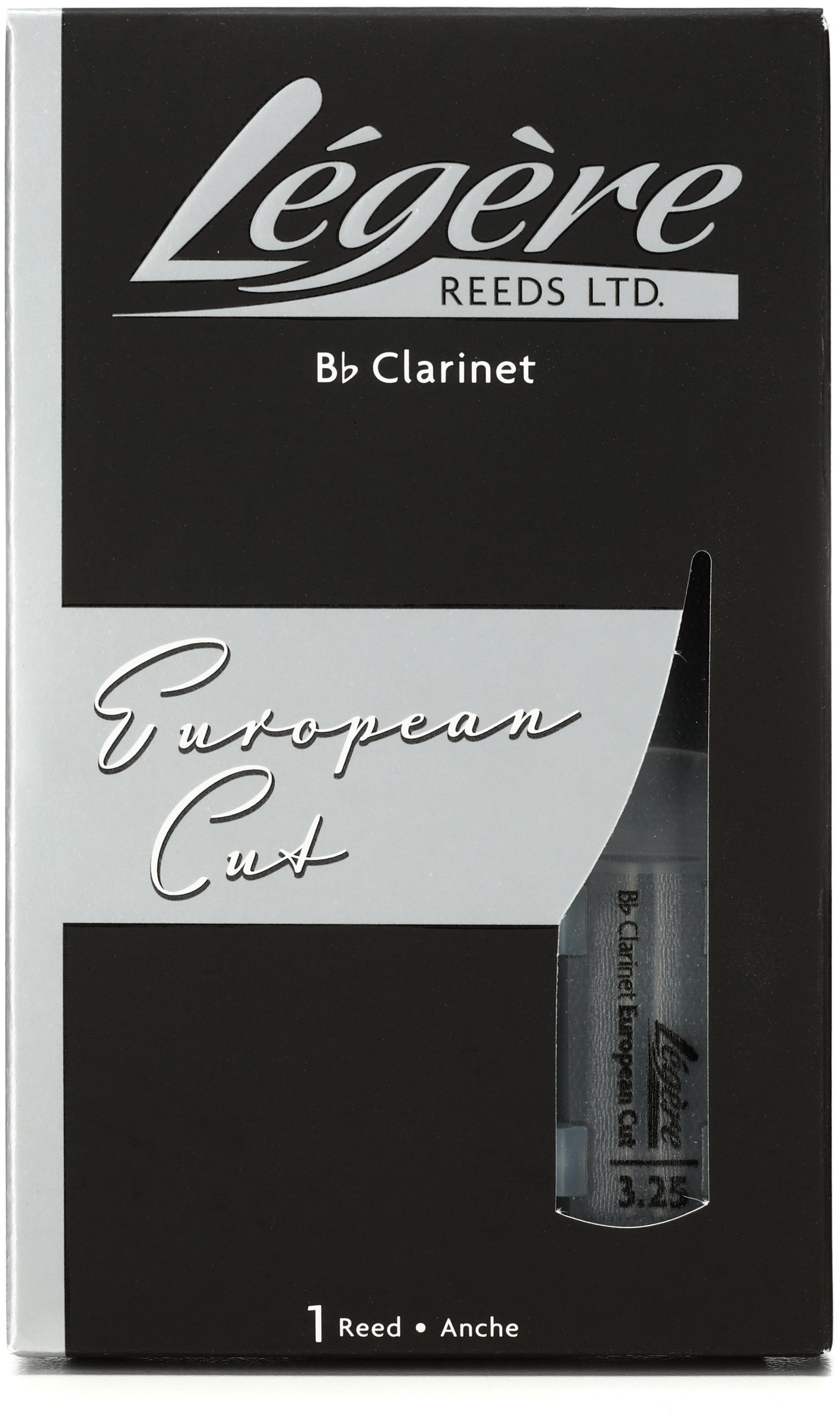 Legere LGBBE-3.25 European Cut Bb Clarinet Reed - 3.25 | Sweetwater