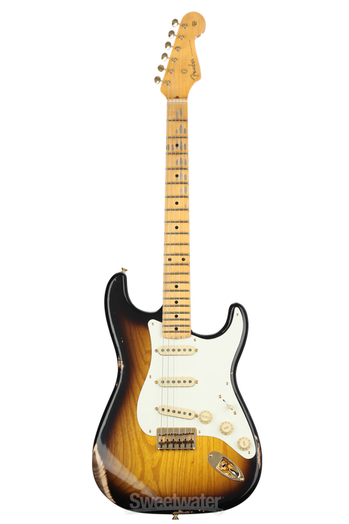 Fender Custom Shop Limited-edition '56 Hardtail Stratocaster Relic Electric  Guitar - Faded 2-color Sunburst