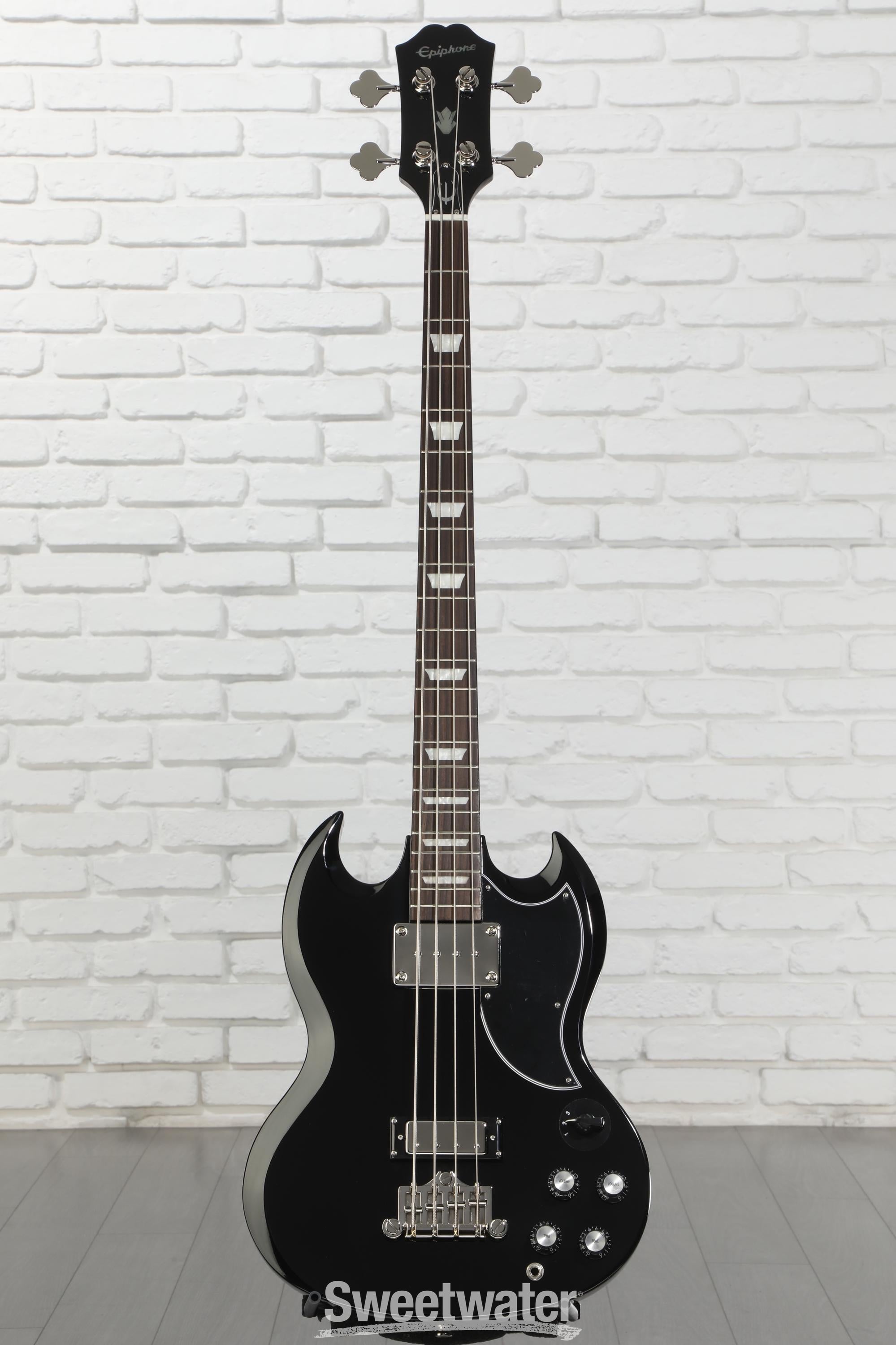 Epiphone EB-3 Bass Guitar - Ebony | Sweetwater