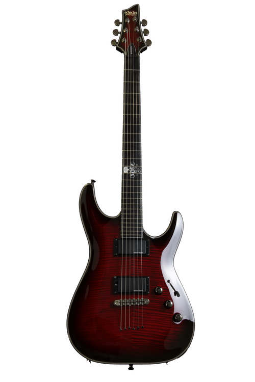 Schecter Blackjack SLS C-1 - Crimson Burst, Active