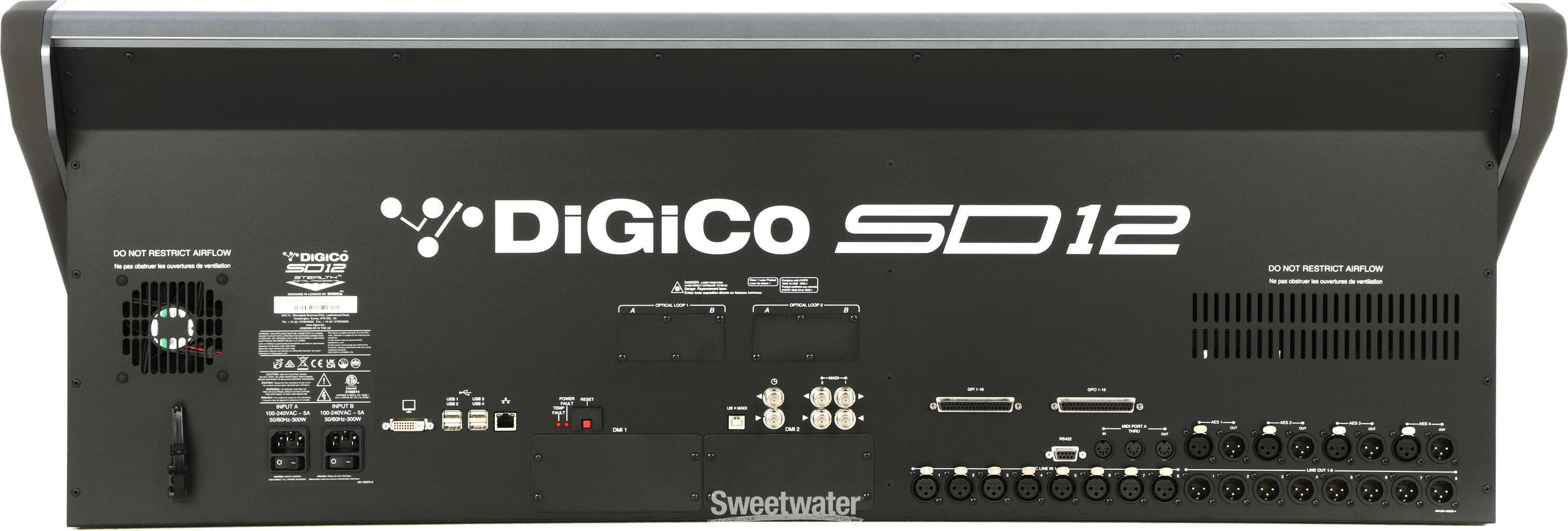 DiGiCo SD12 96 Digital Mixing Console | Sweetwater